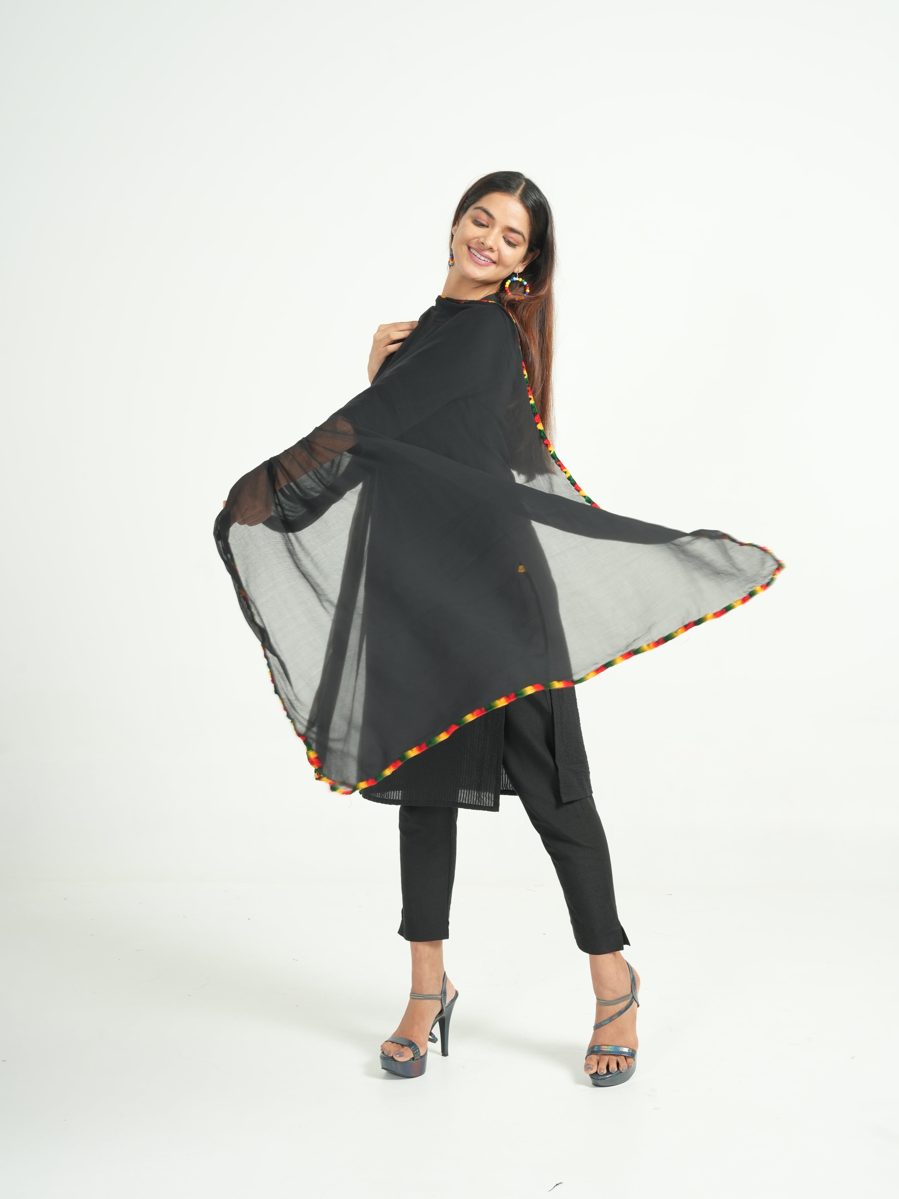 Chiffon Solid Dupatta