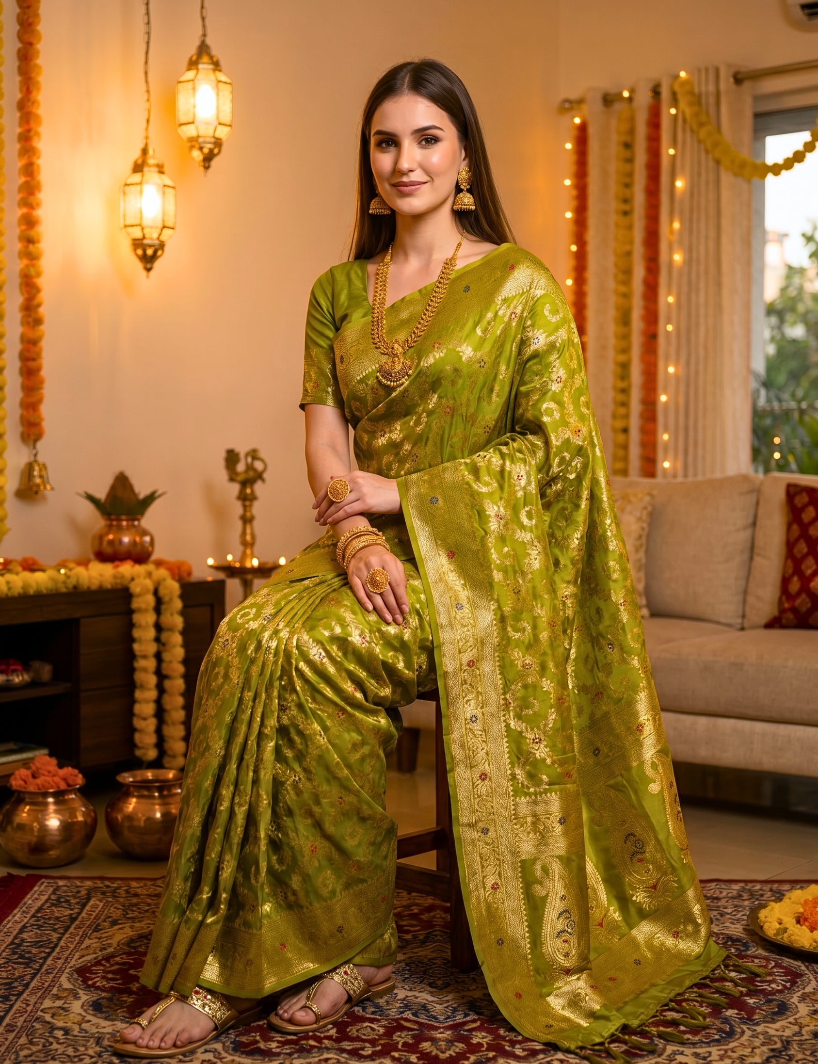 Banarasi Viscose Silk Saree