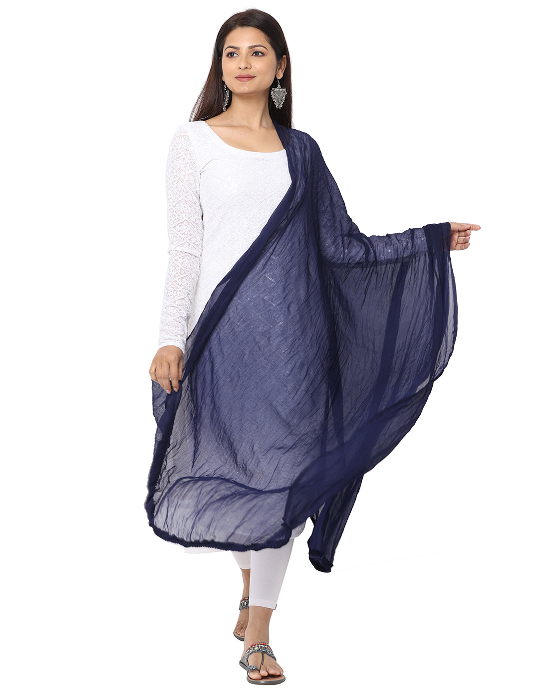 Solid Chiffon Dupatta