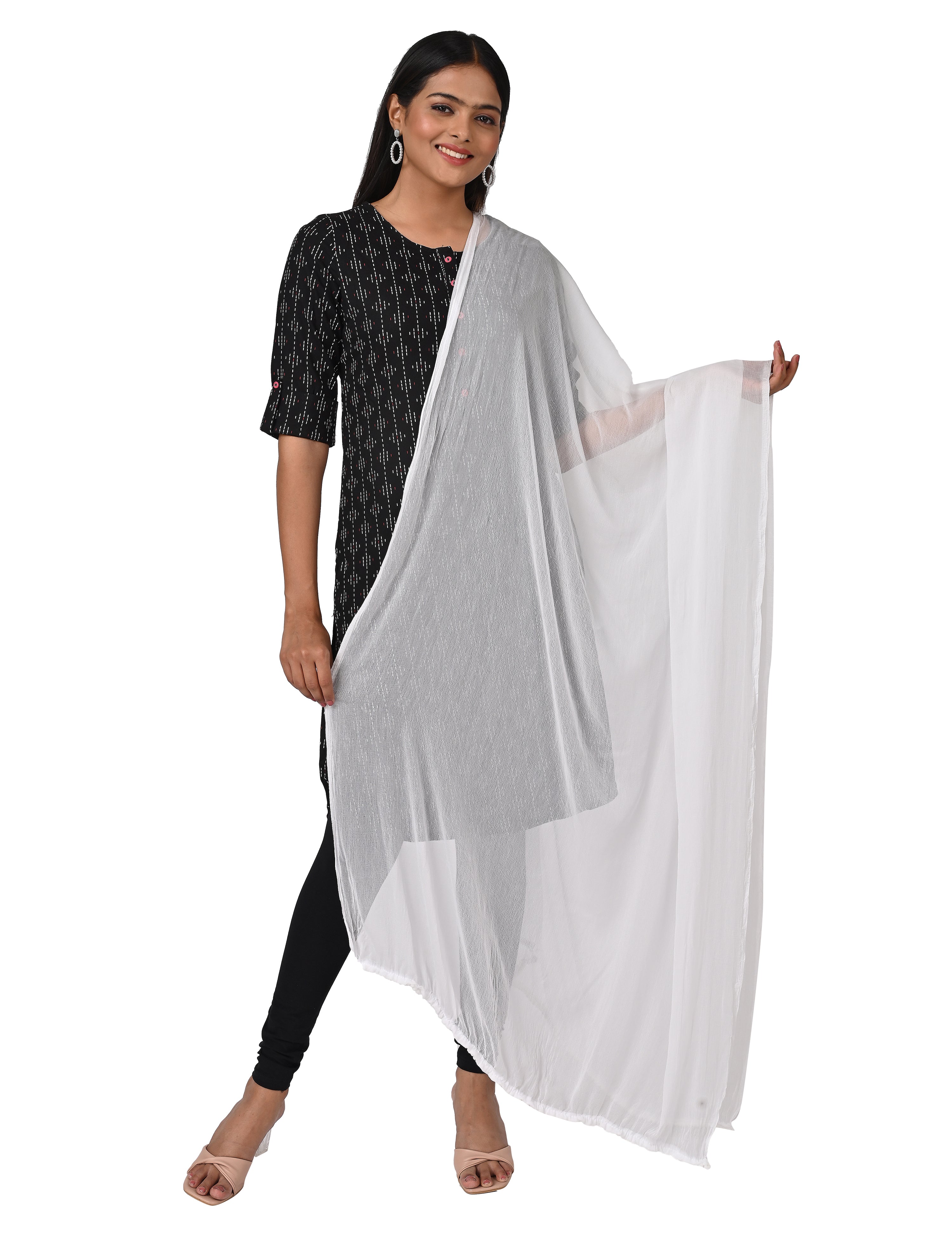 Chiffon Solid Dupatta