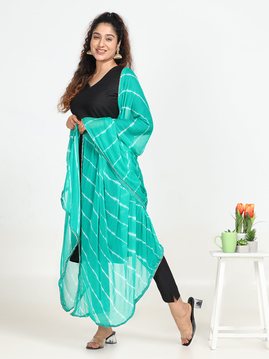 Chiffon Stripe Dupatta