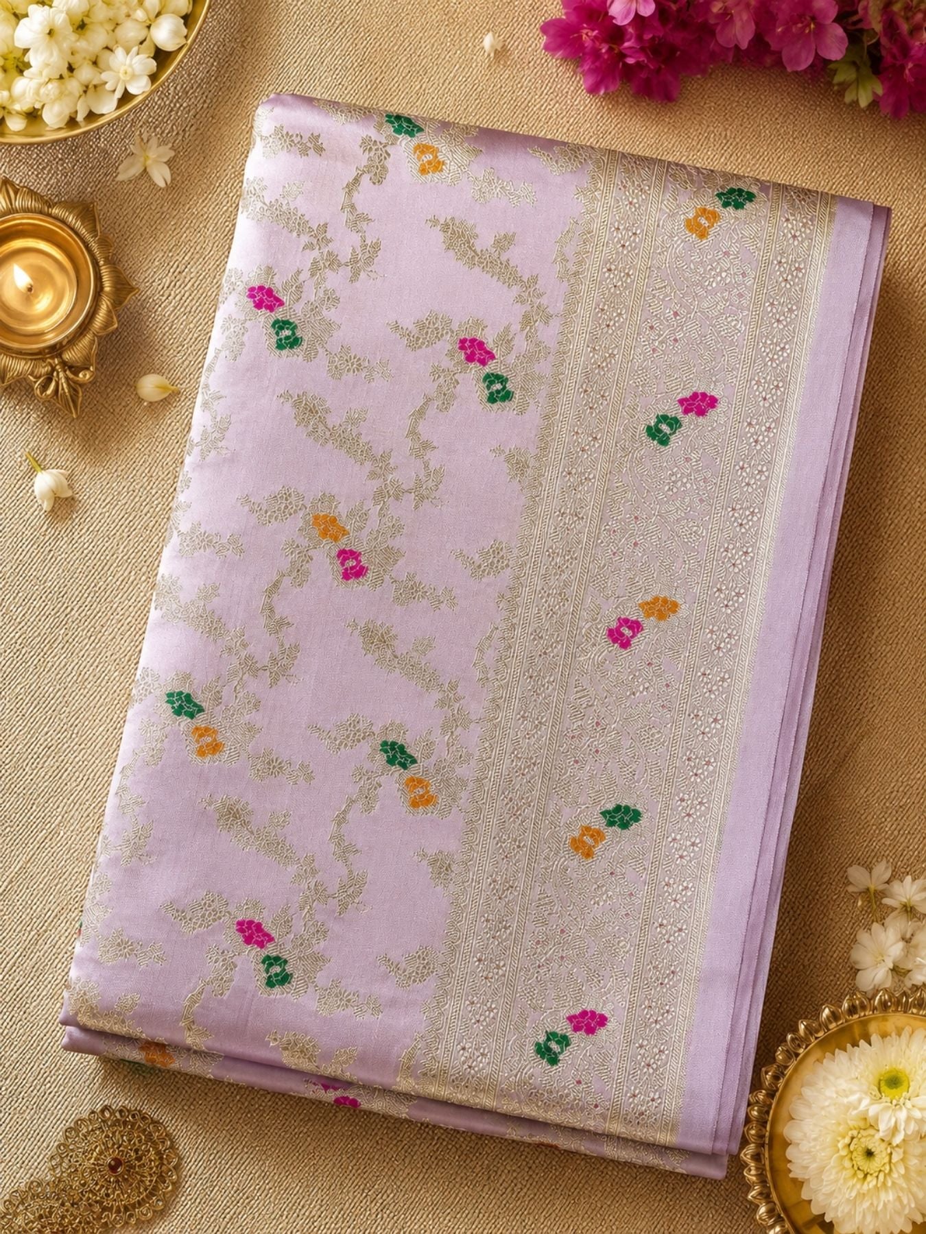 Banarasi Mashru Silk Saree