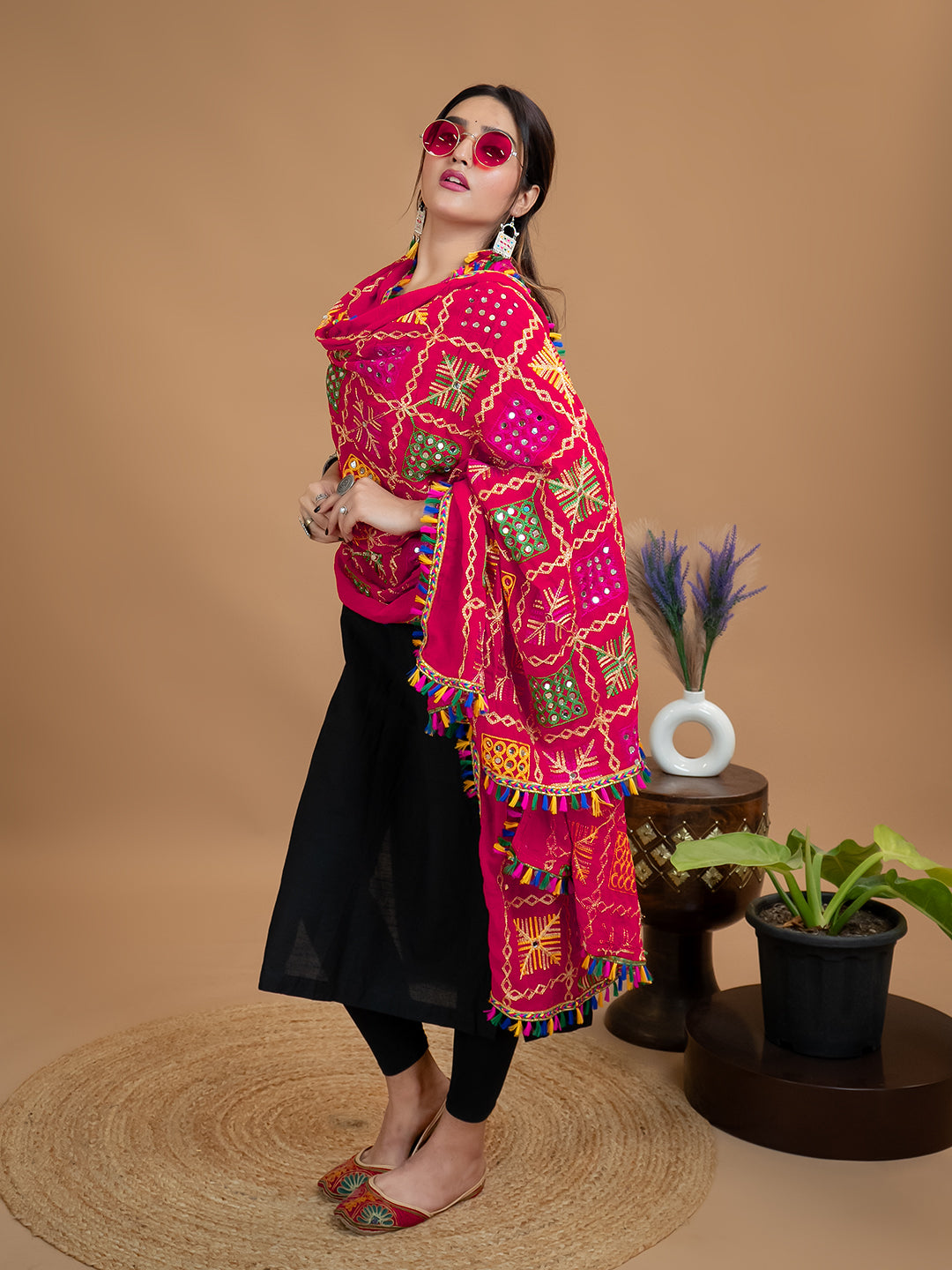 Phulkari Cotton Dupatta