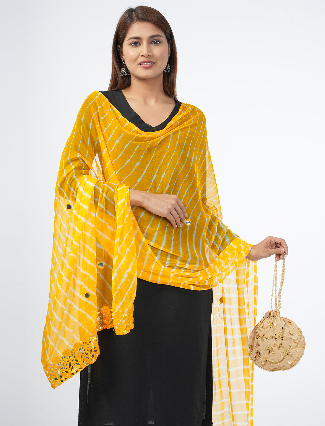Leheriya Chiffon Dupatta