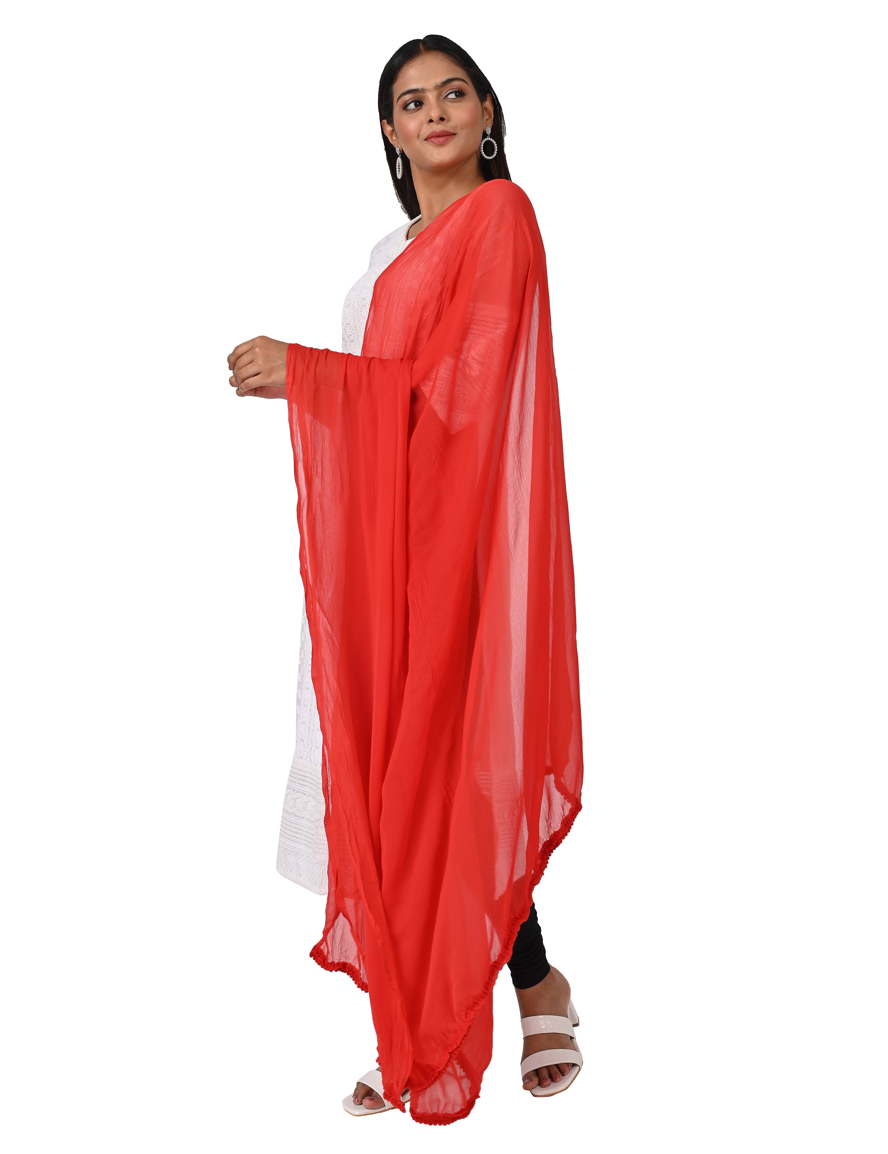 Chiffon Solid Dupatta