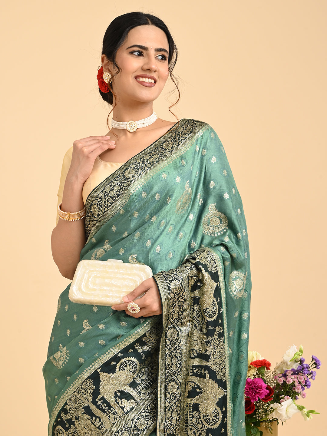 Banarasi Viscose Silk Saree