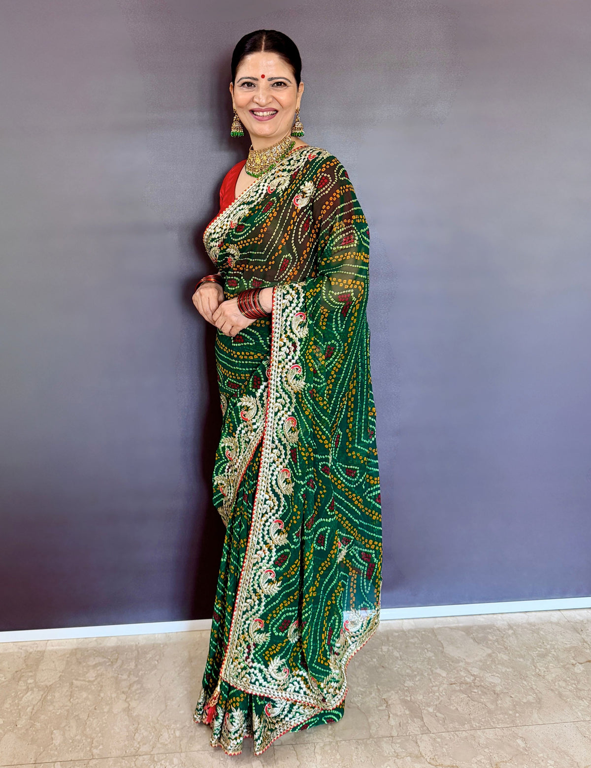 Bandhini Georgette Saree