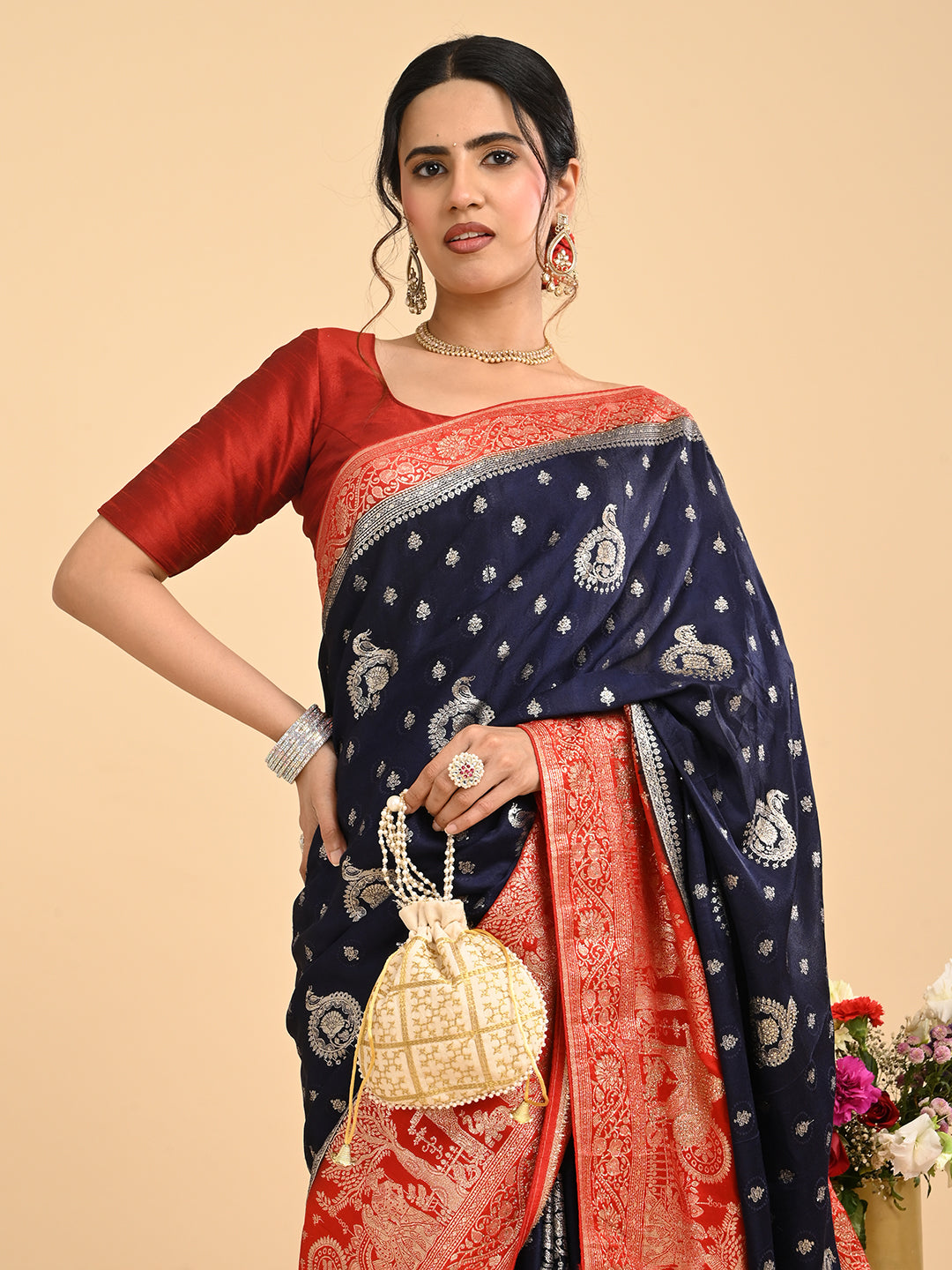 Banarasi Viscose Silk Saree