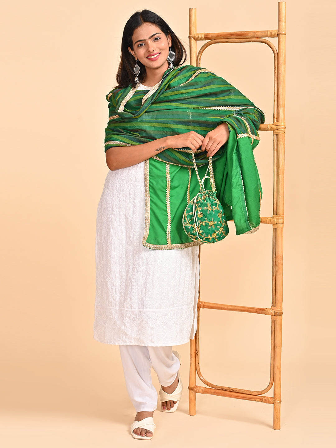 Gota Patti Art Silk Dupatta