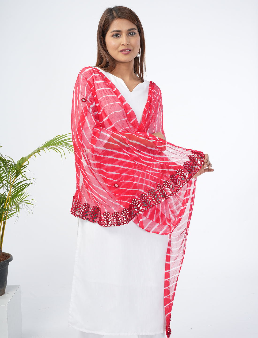 Leheriya Chiffon Dupatta