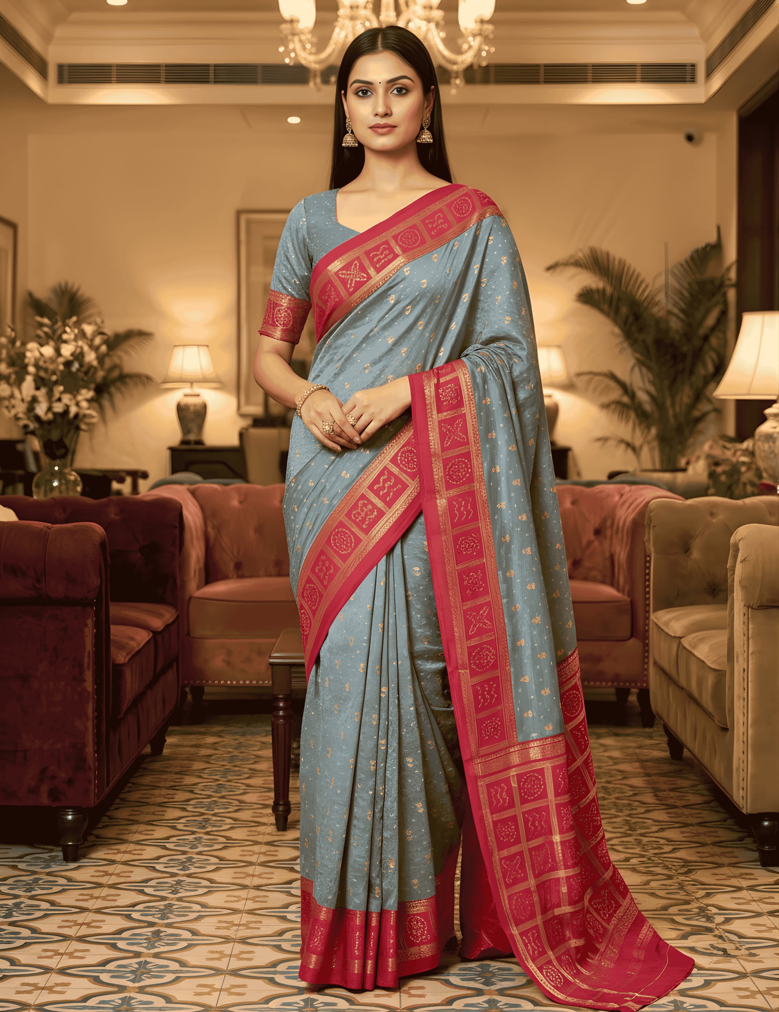 Bandhini Georgette Saree
