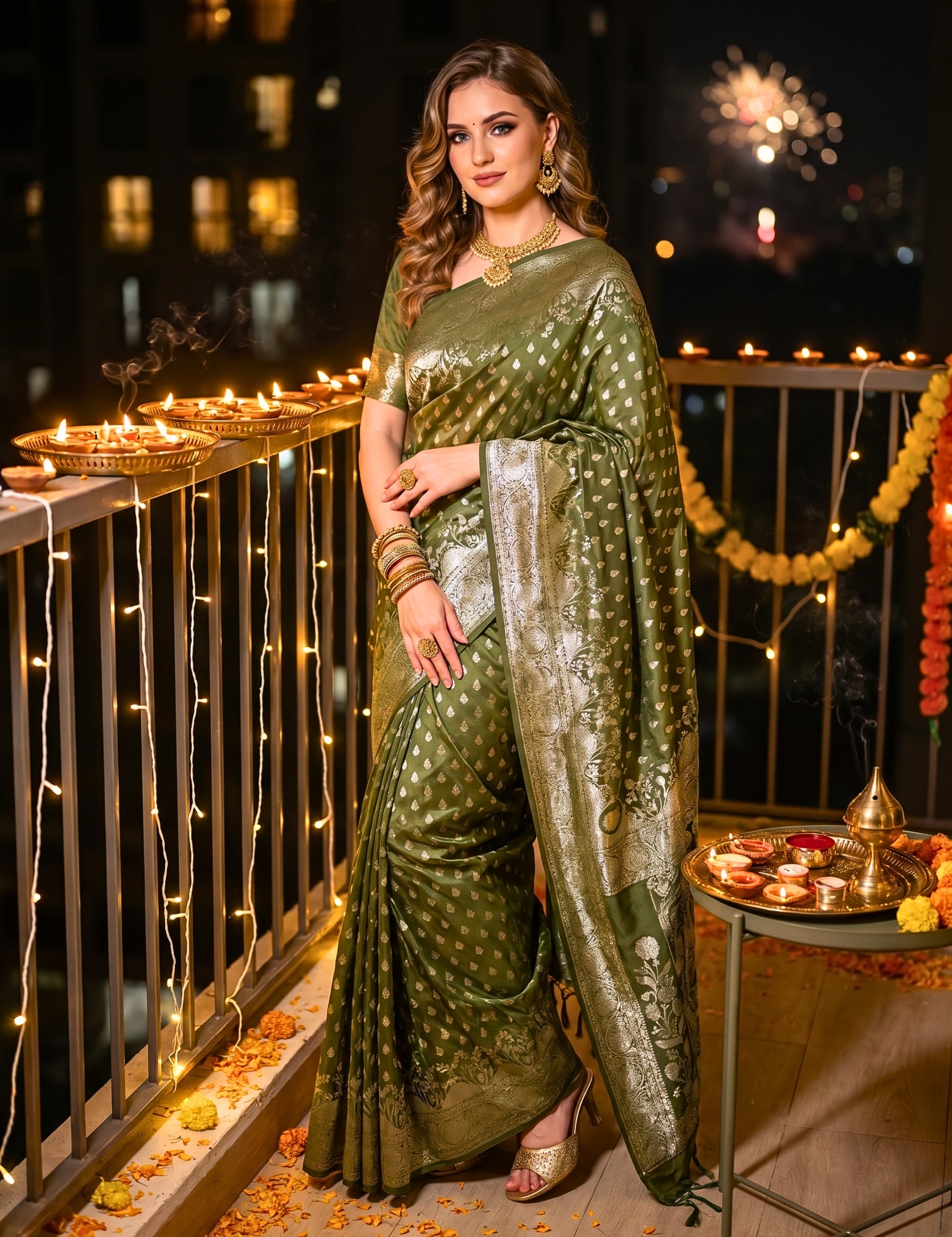 Banarasi Viscose Silk Saree