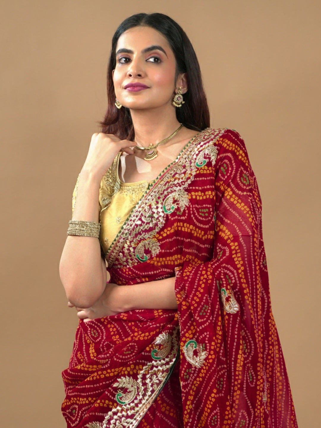 Bandhini Georgette Saree