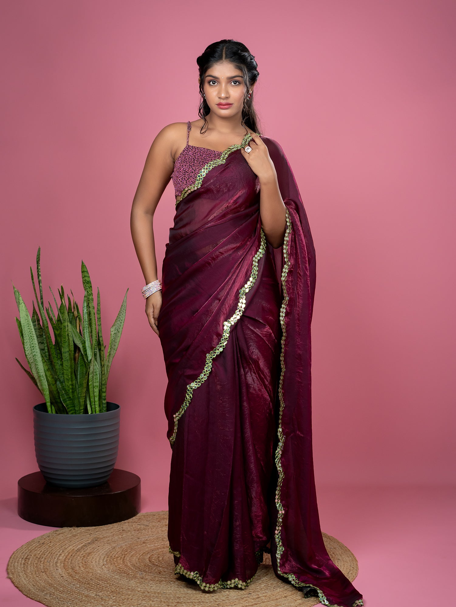 Ready To Wear Tissue Saree