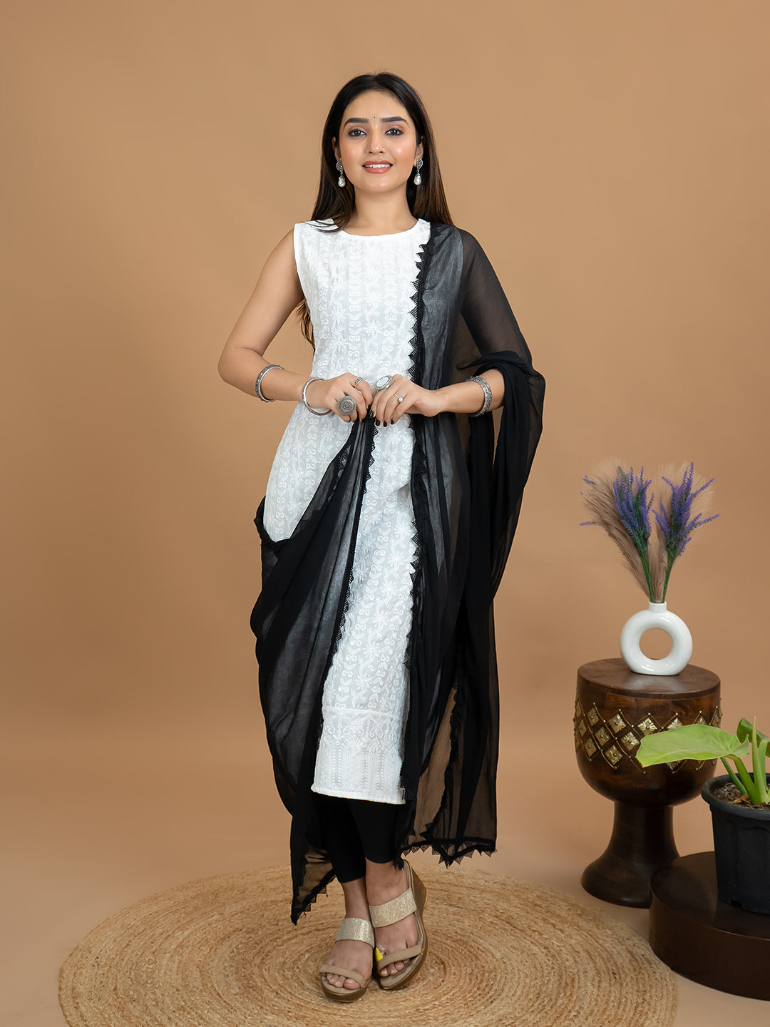 Solid Chiffon Dupatta