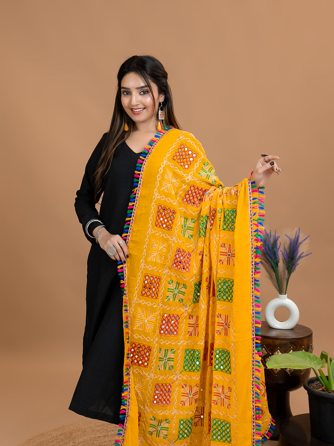 Phulkari Cotton Dupatta