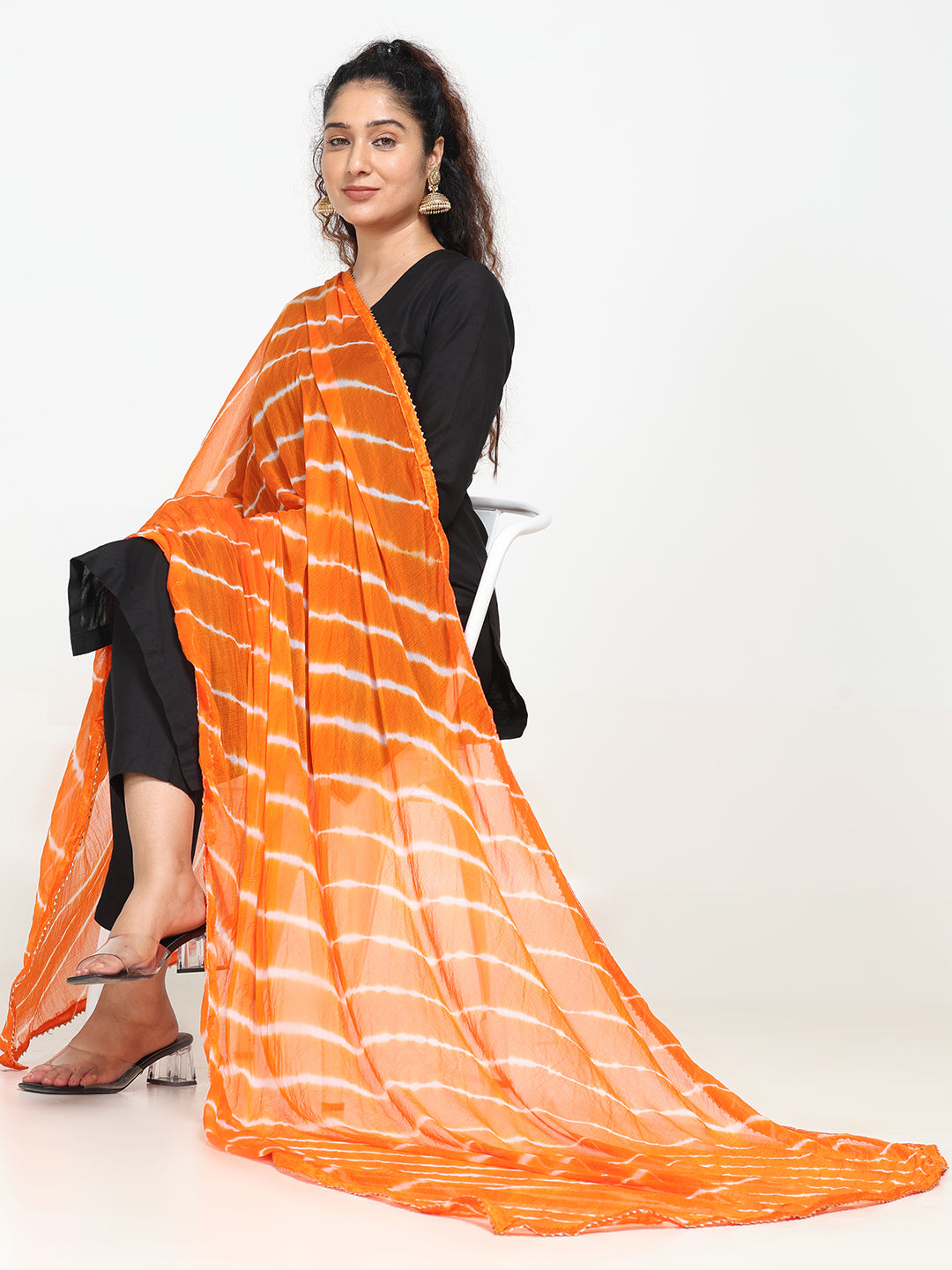 Chiffon Stripe Dupatta