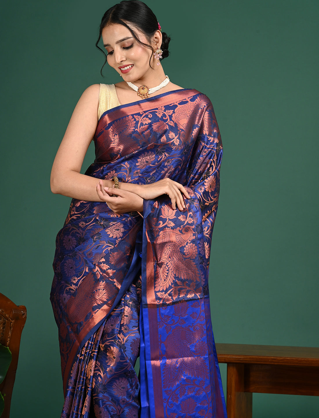 South Art Silk Geometric Saree