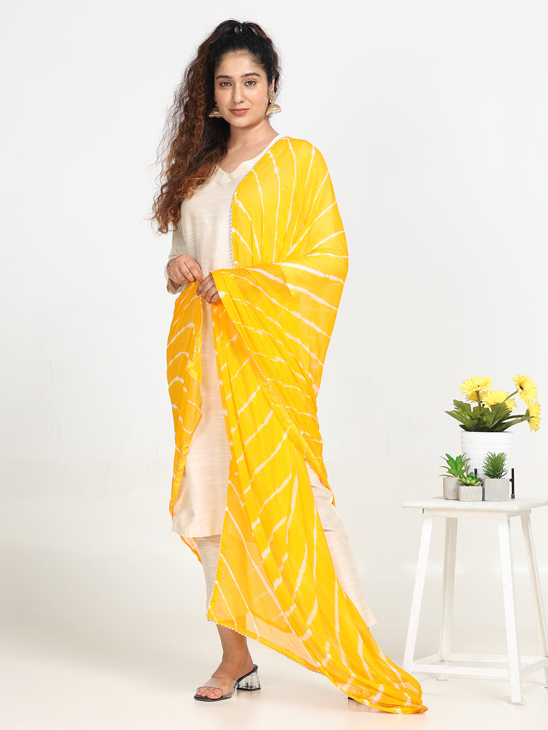 Chiffon Stripe Dupatta