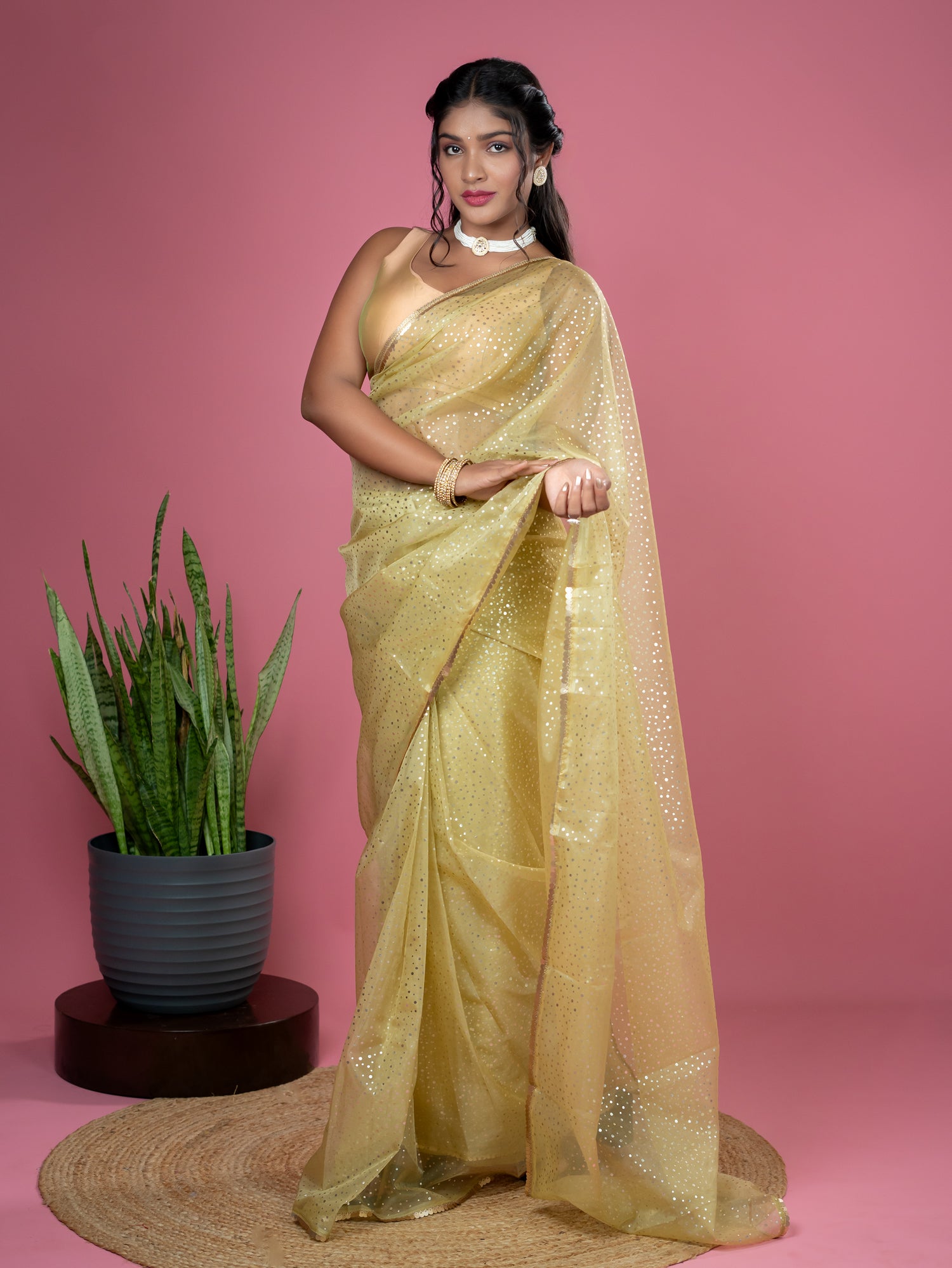 Ready To Wear Tissue Saree