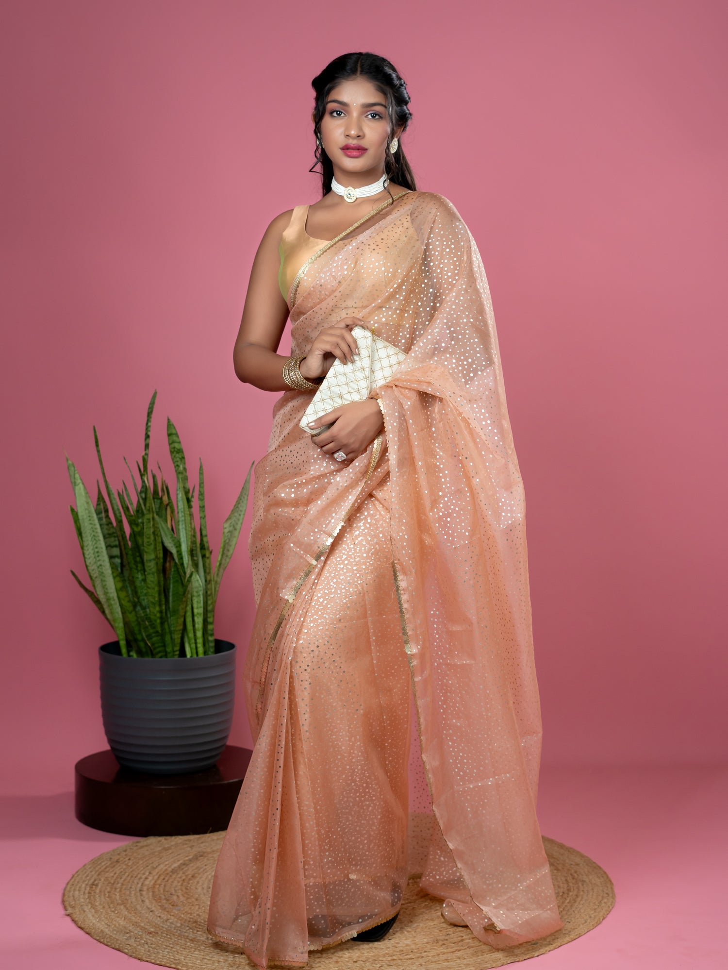 Ready To Wear Tissue Saree