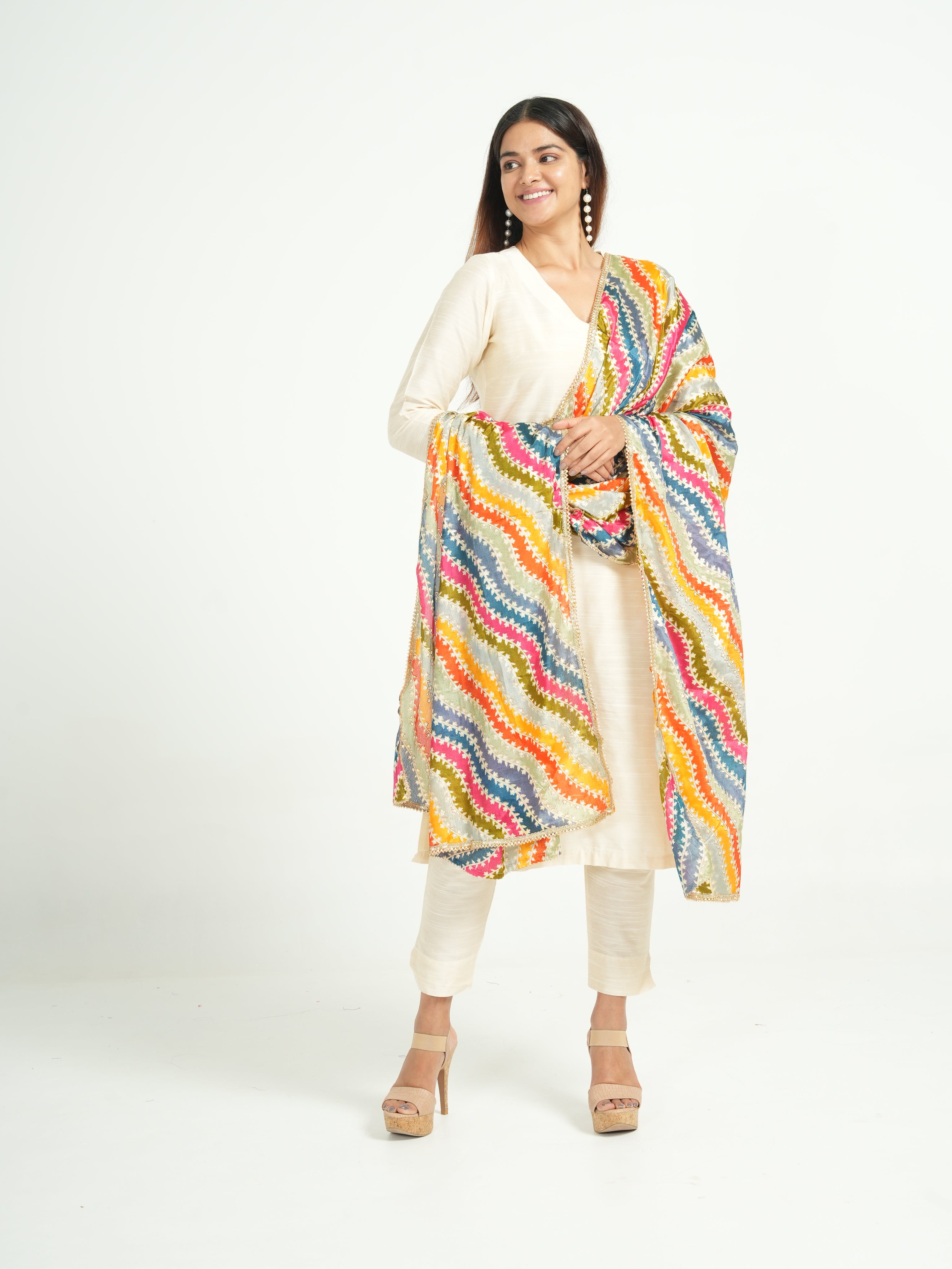 Art Silk Bandhini Dupatta