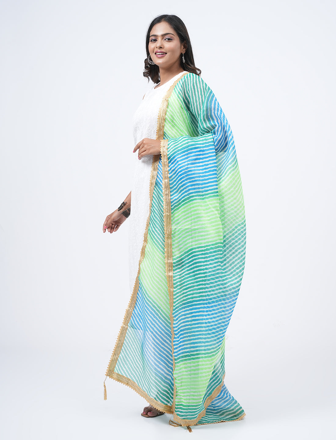 Kota Semi Cotton Colorblock Dupatta