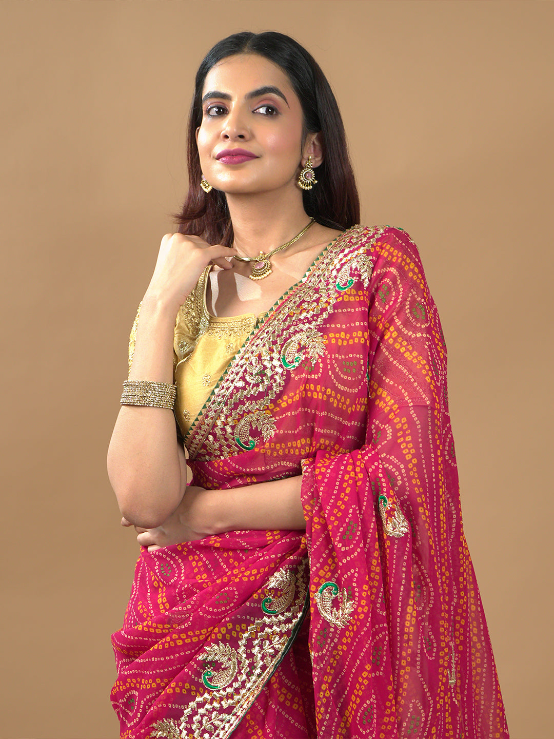 Bandhini Georgette Saree