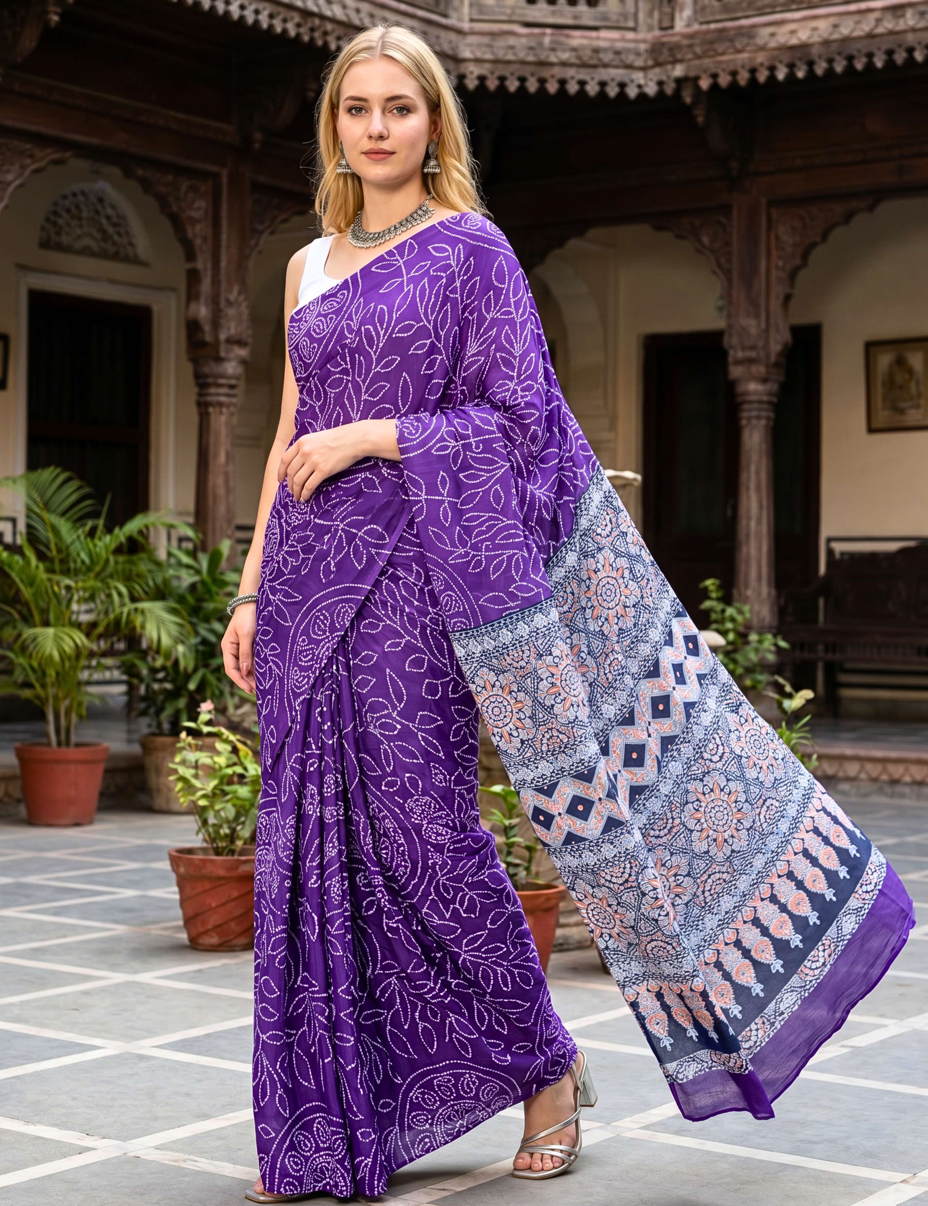 Woven Crepe Silk Saree