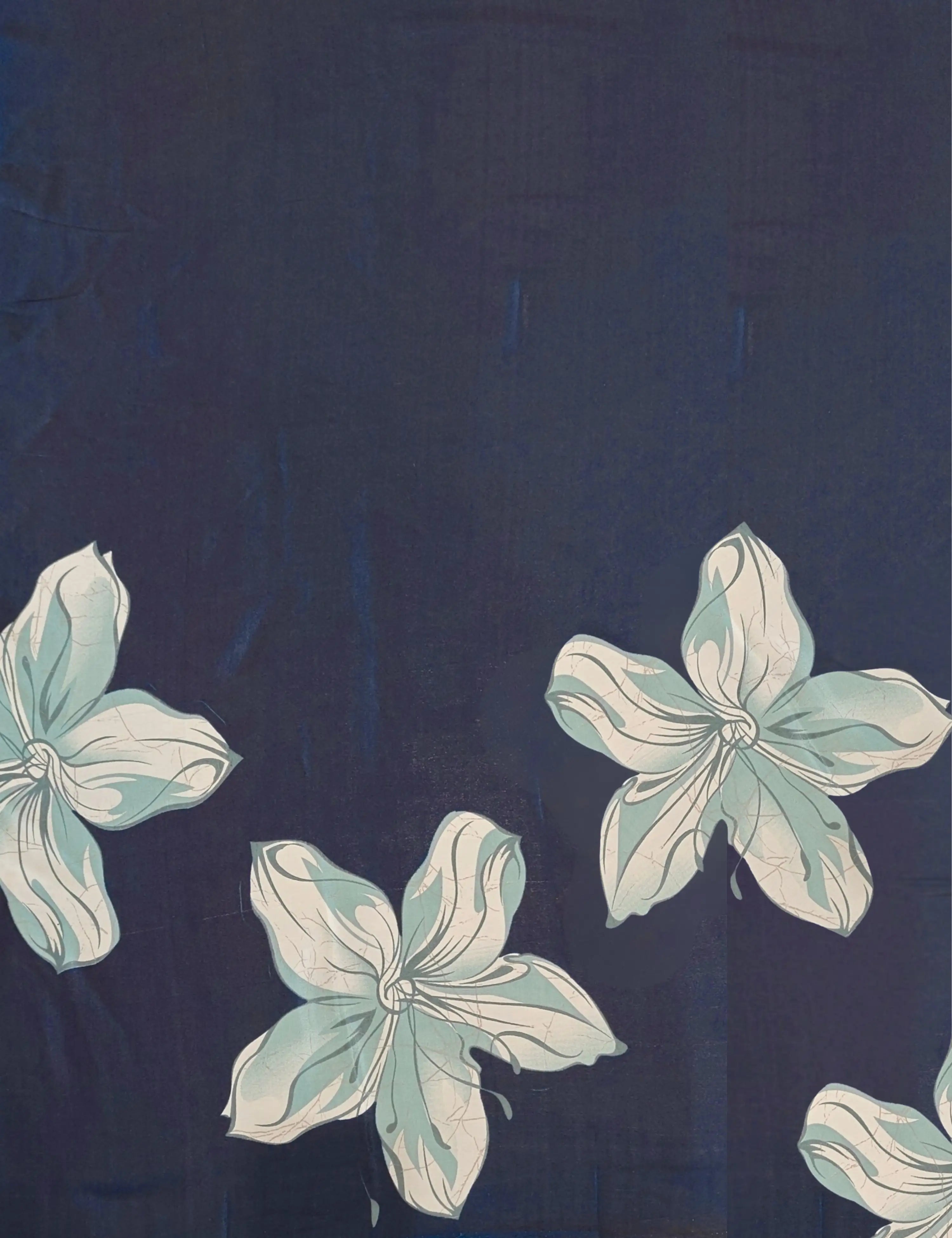 Solid Crepe Silk Saree