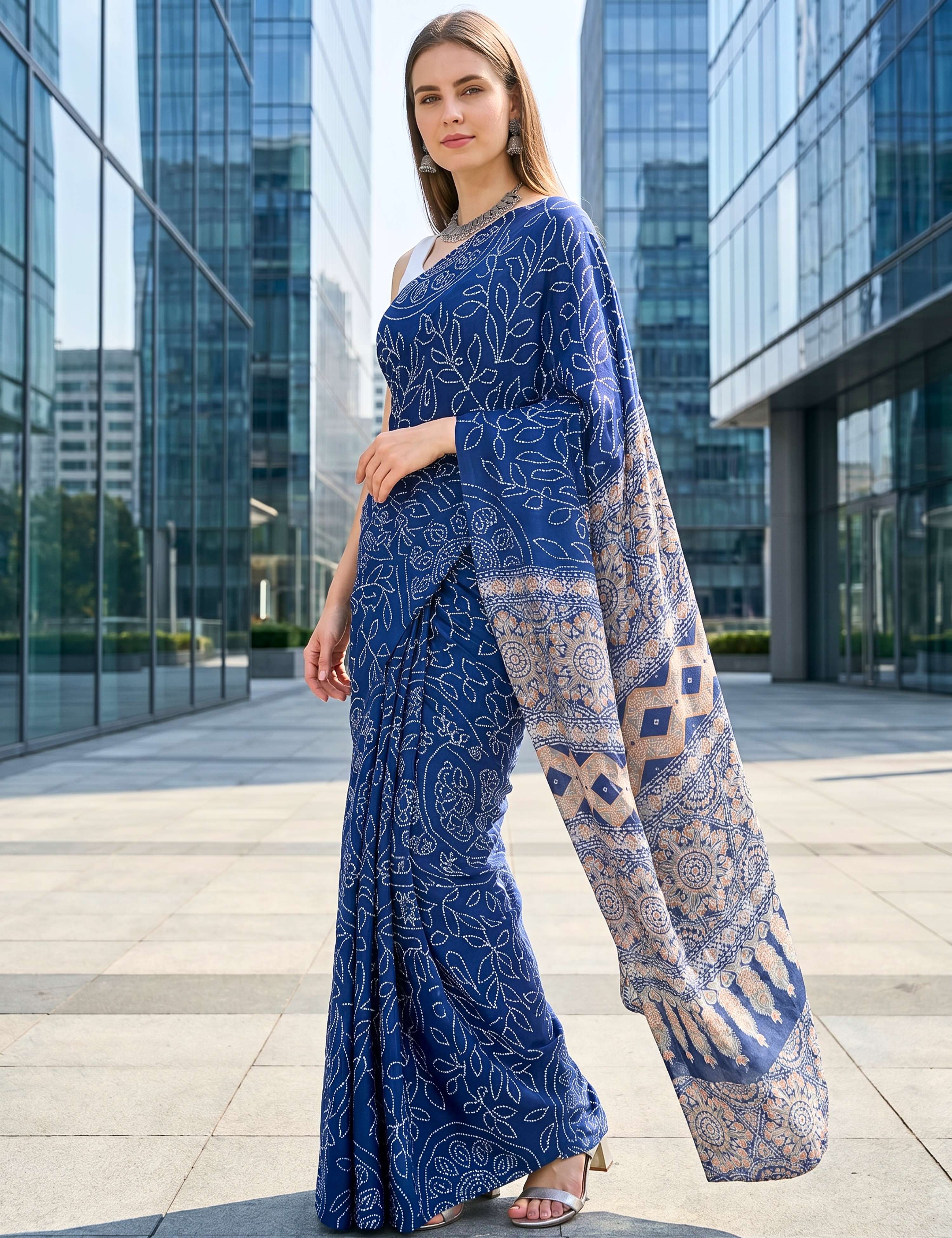 Woven Crepe Silk Saree