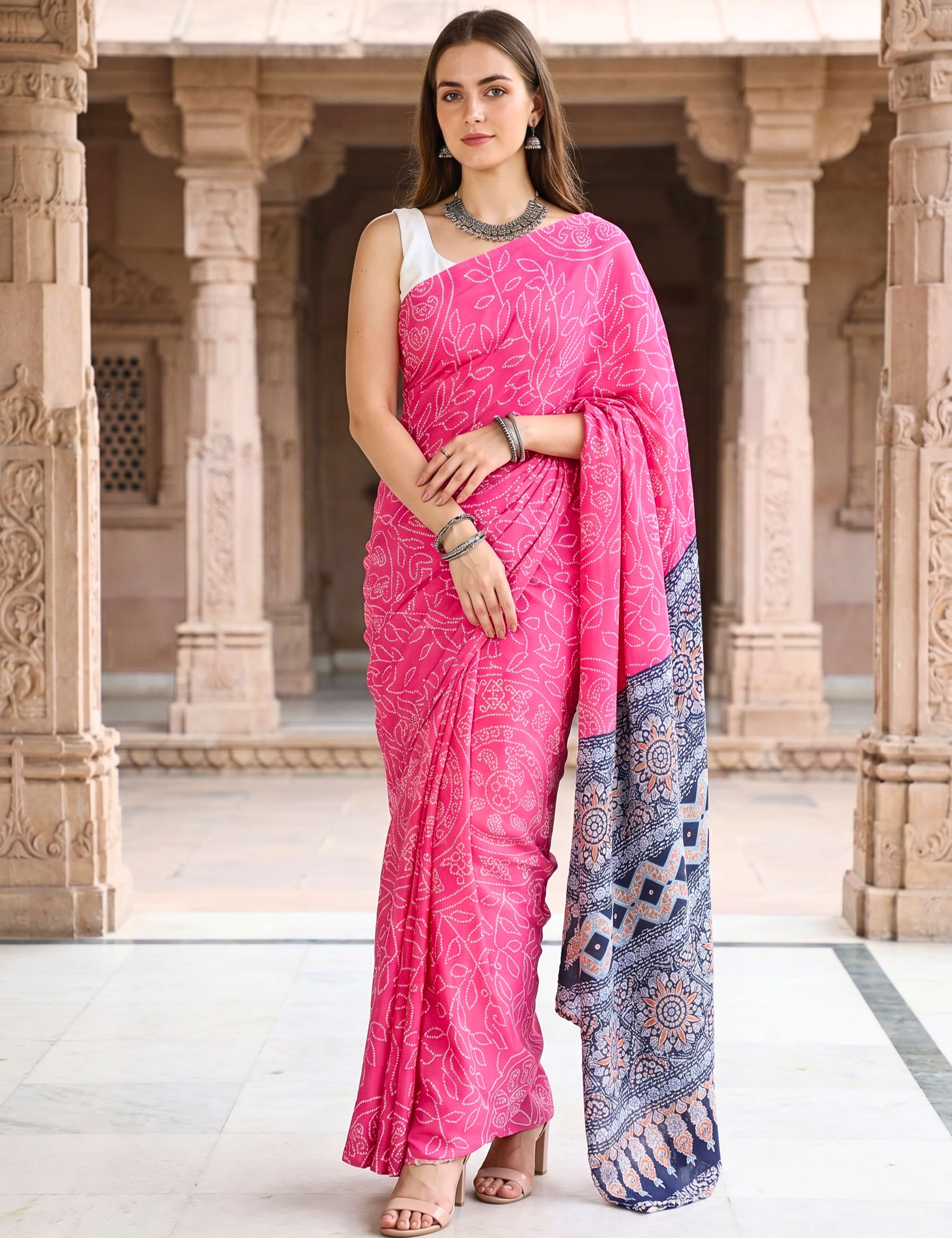 Woven Crepe Silk Saree