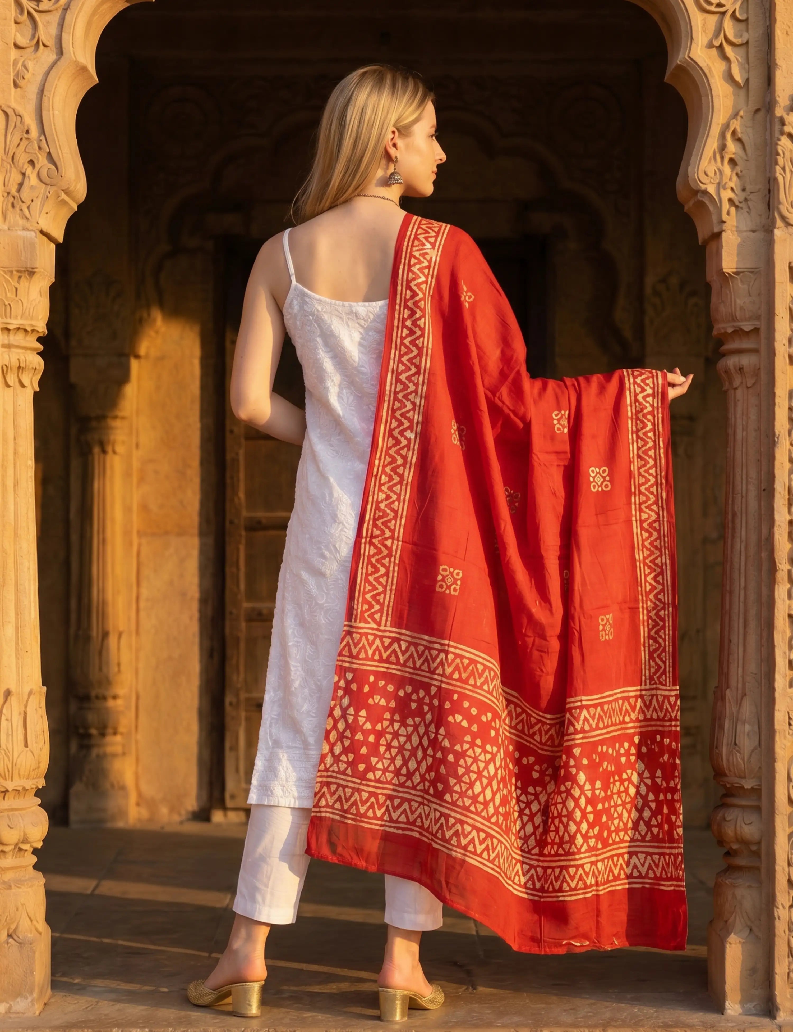 Batik Mul Cotton Dupatta
