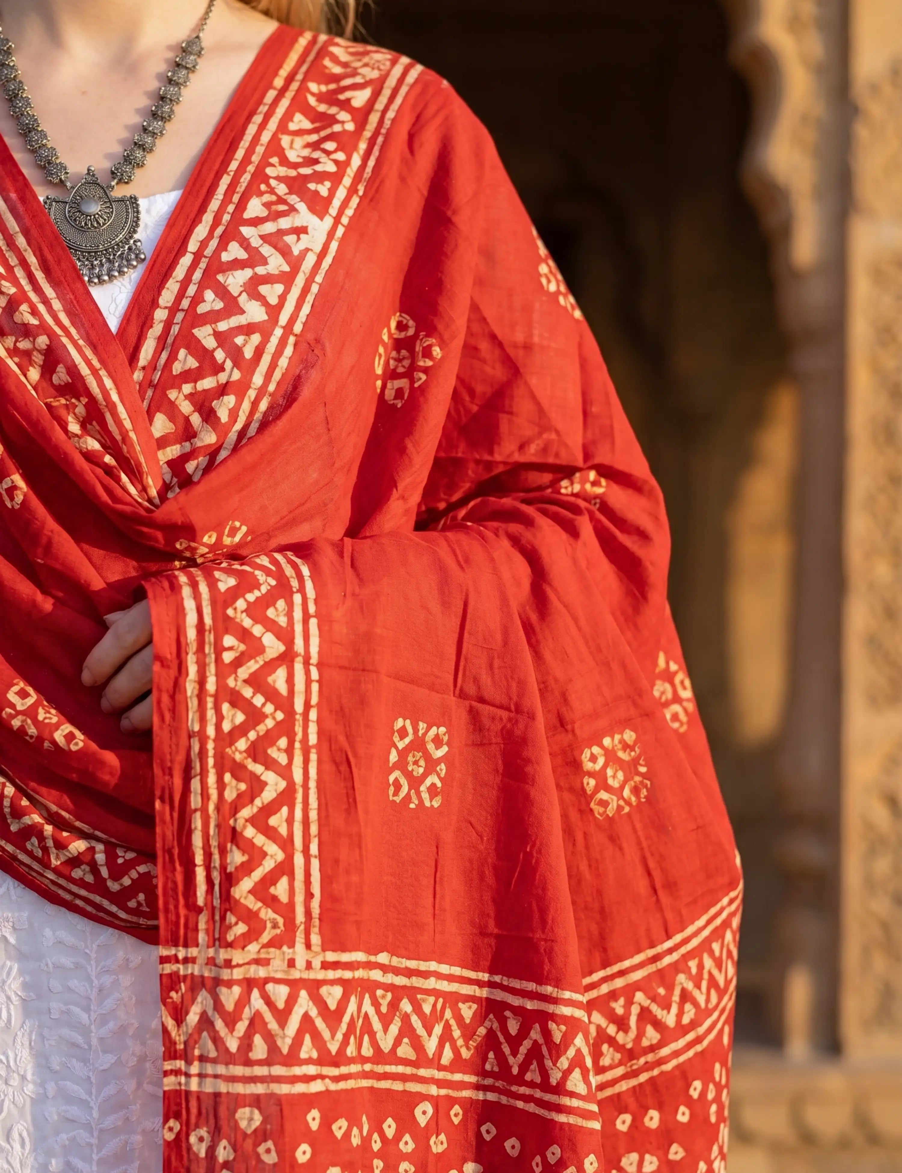 Batik Mul Cotton Dupatta