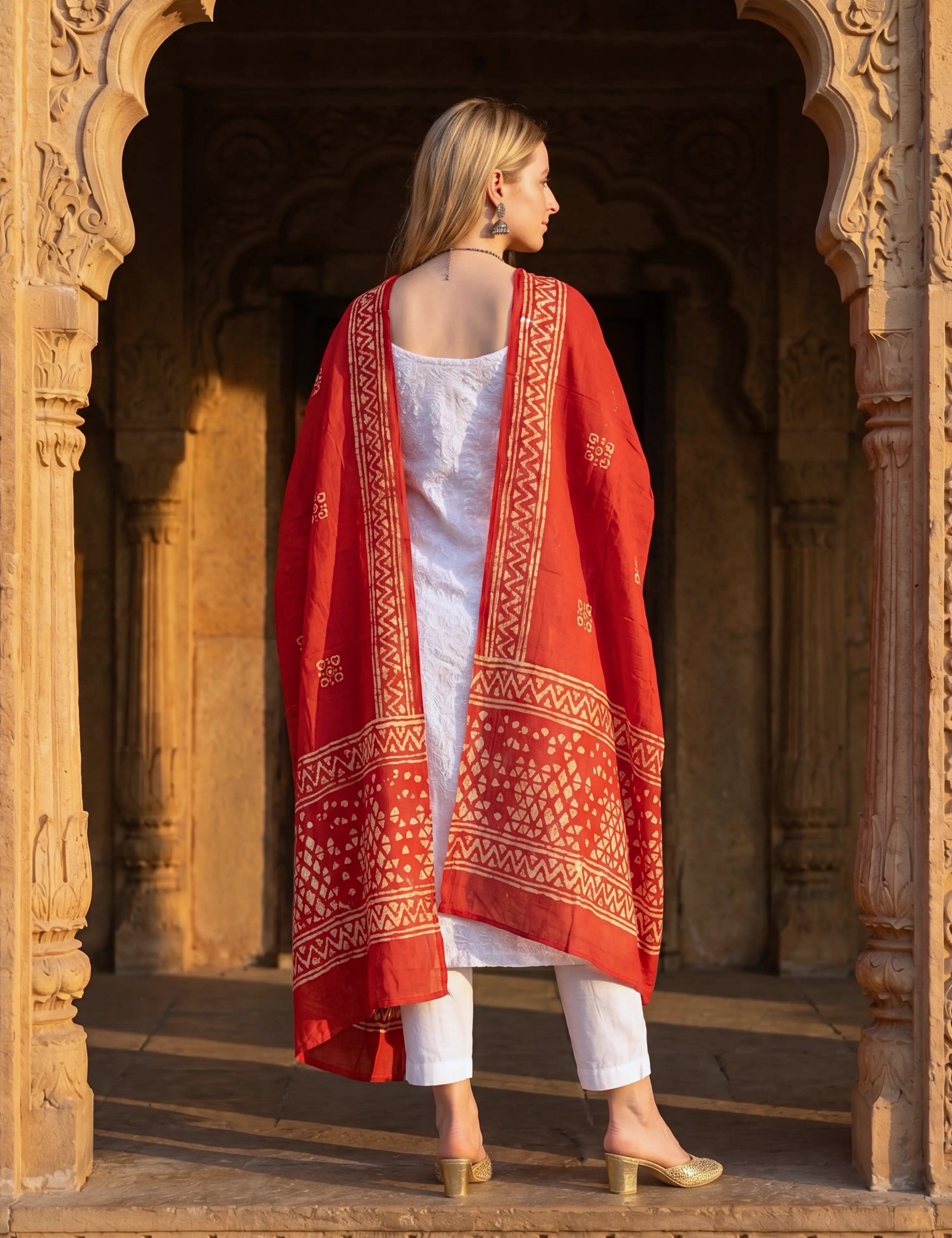 Batik Mul Cotton Dupatta