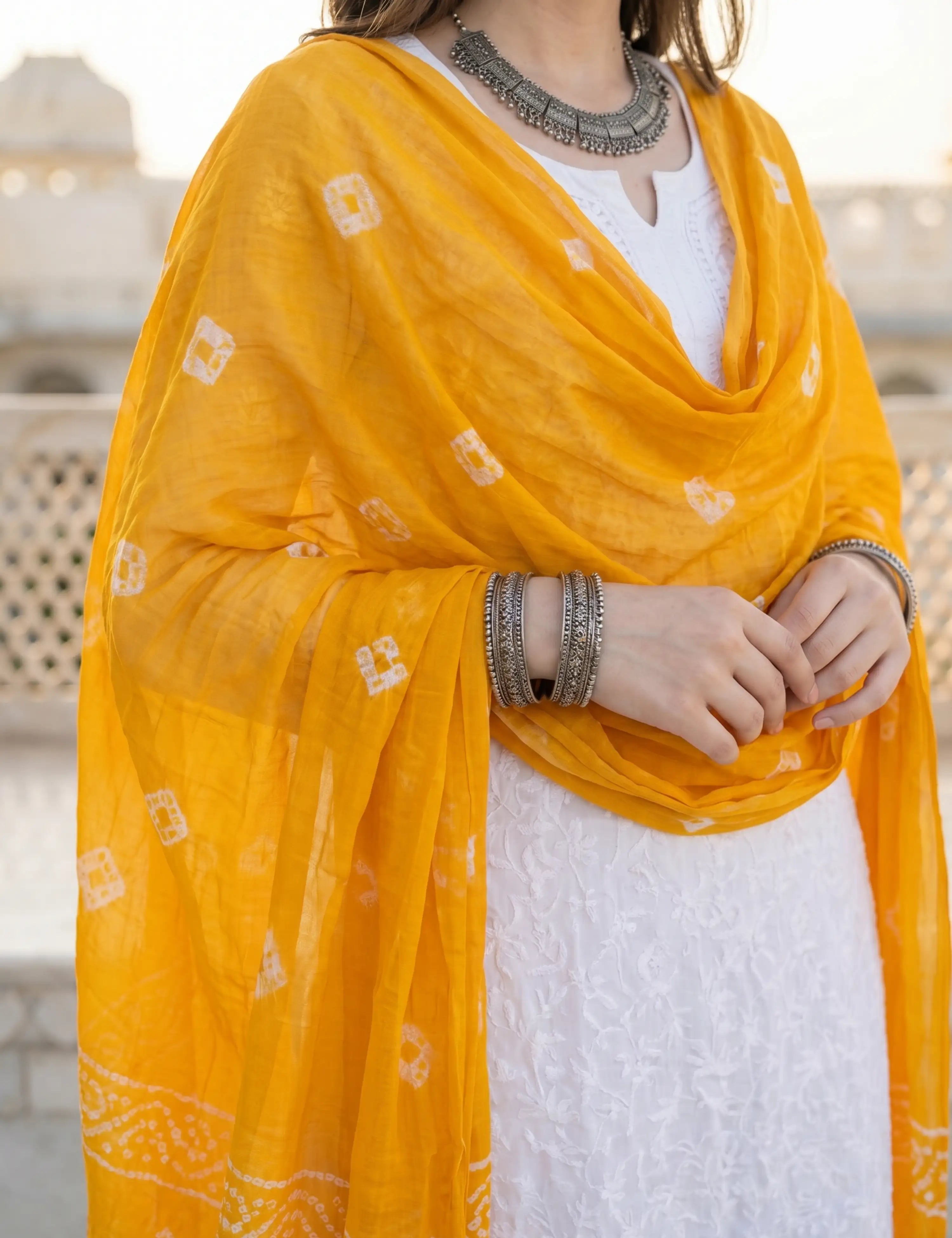 Batik Mul Cotton Dupatta
