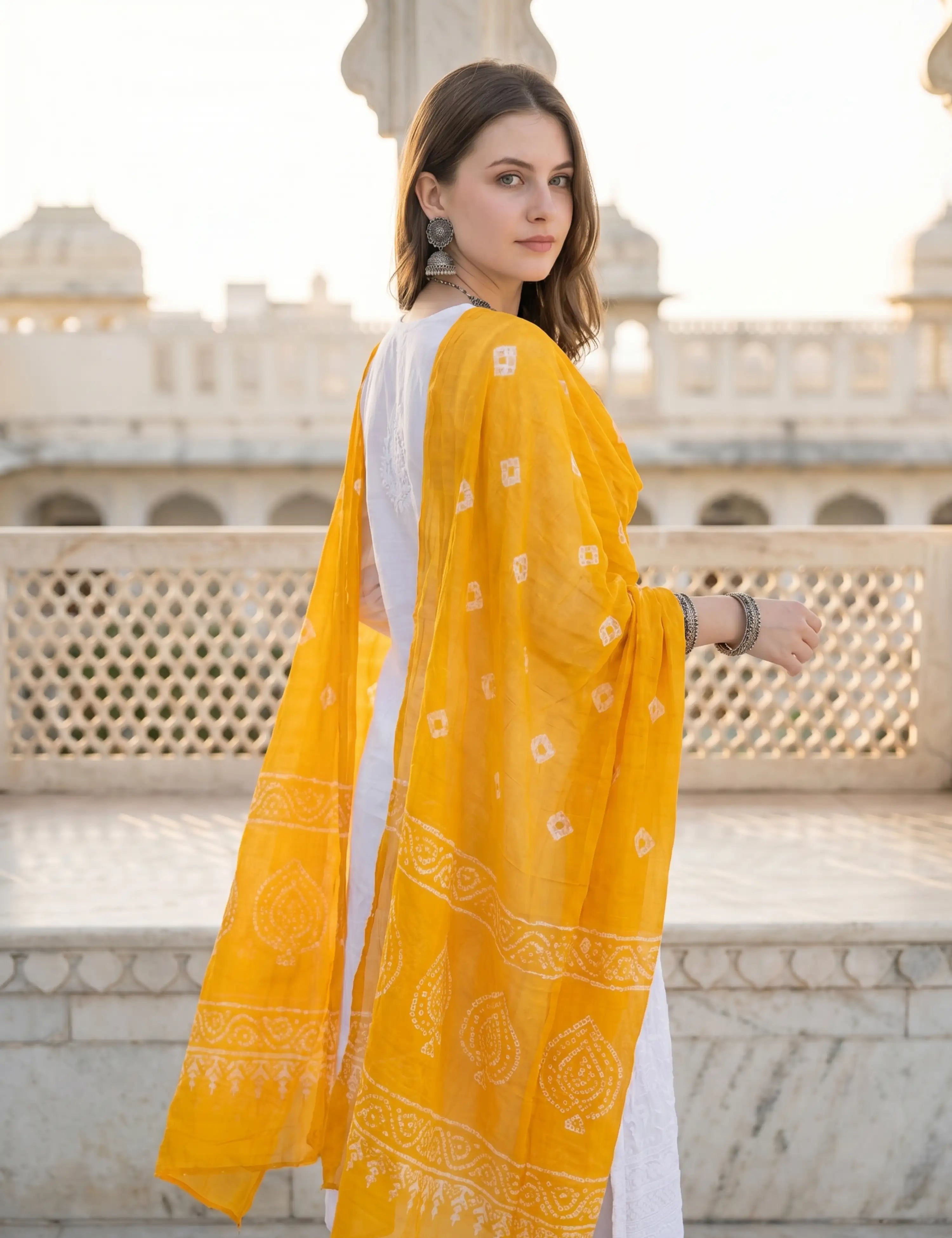 Batik Mul Cotton Dupatta