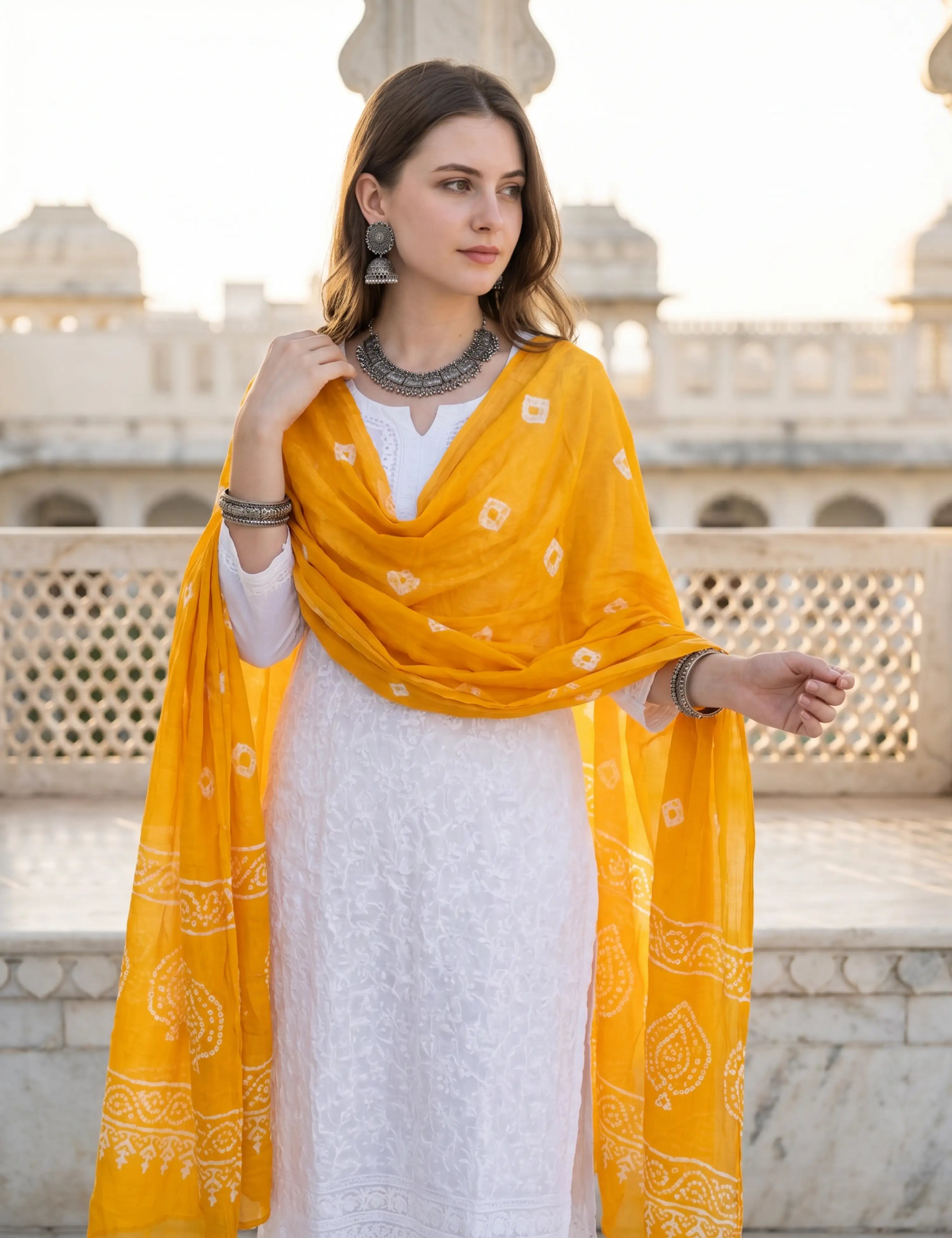 Batik Mul Cotton Dupatta
