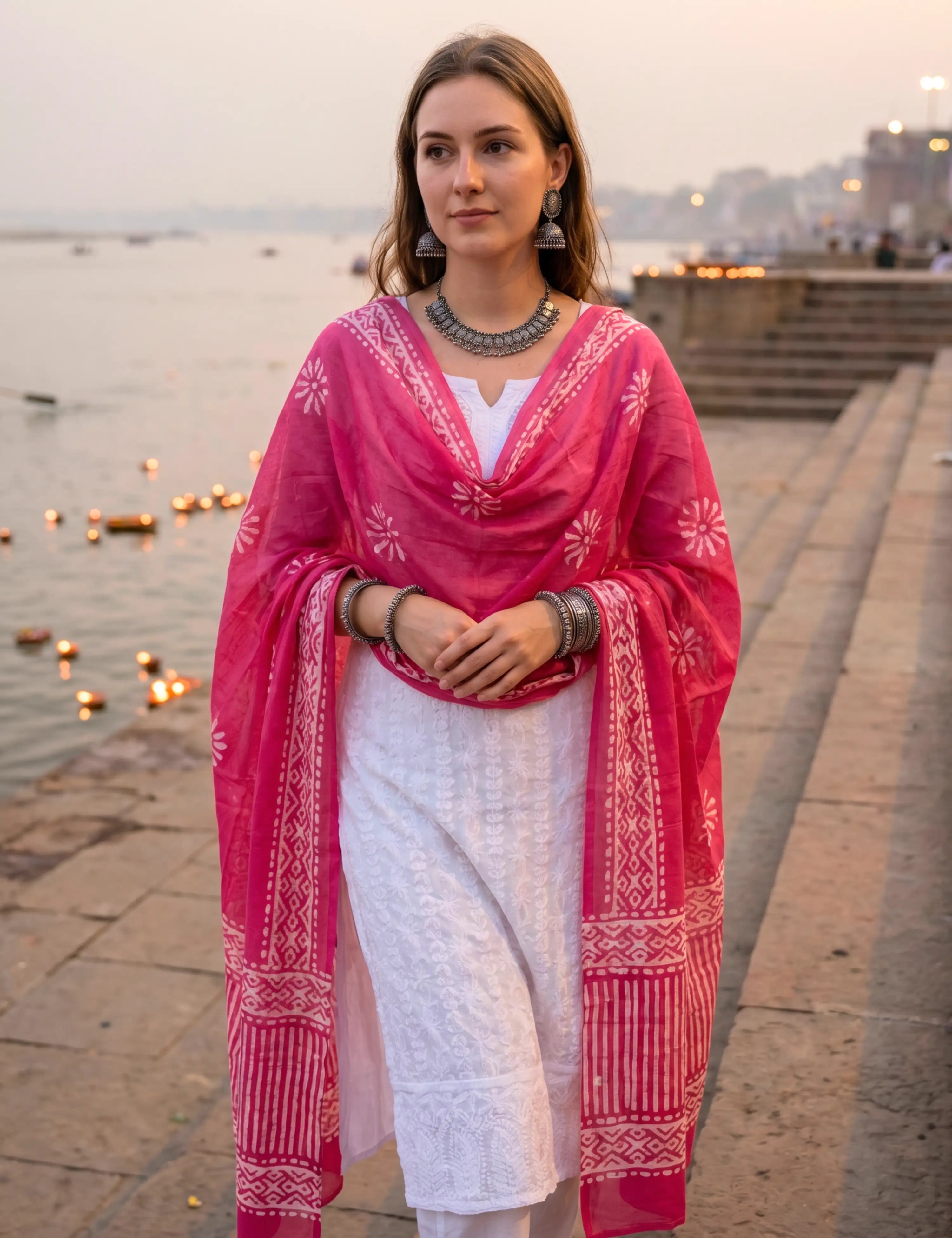 Batik Mul Cotton Dupatta