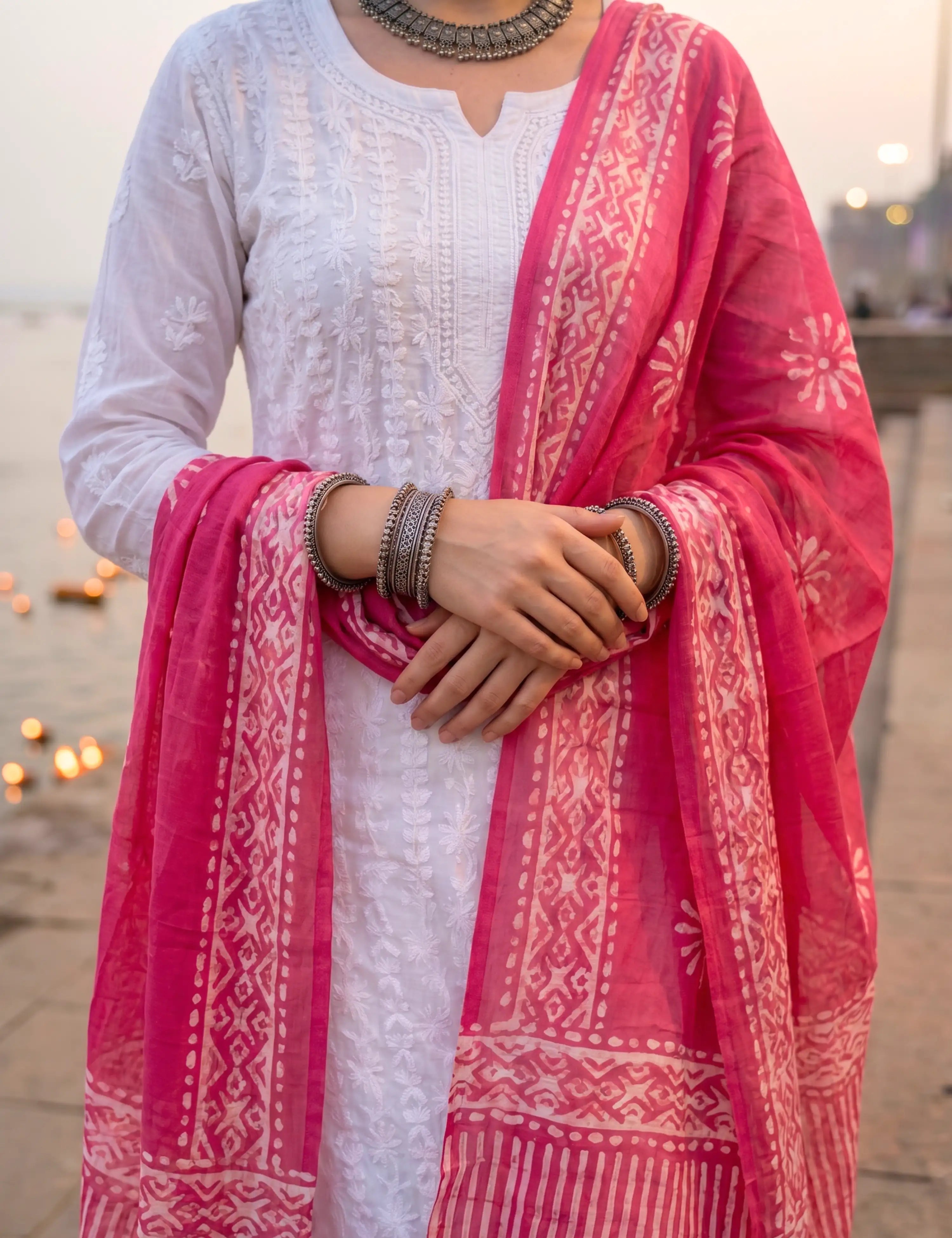 Batik Mul Cotton Dupatta