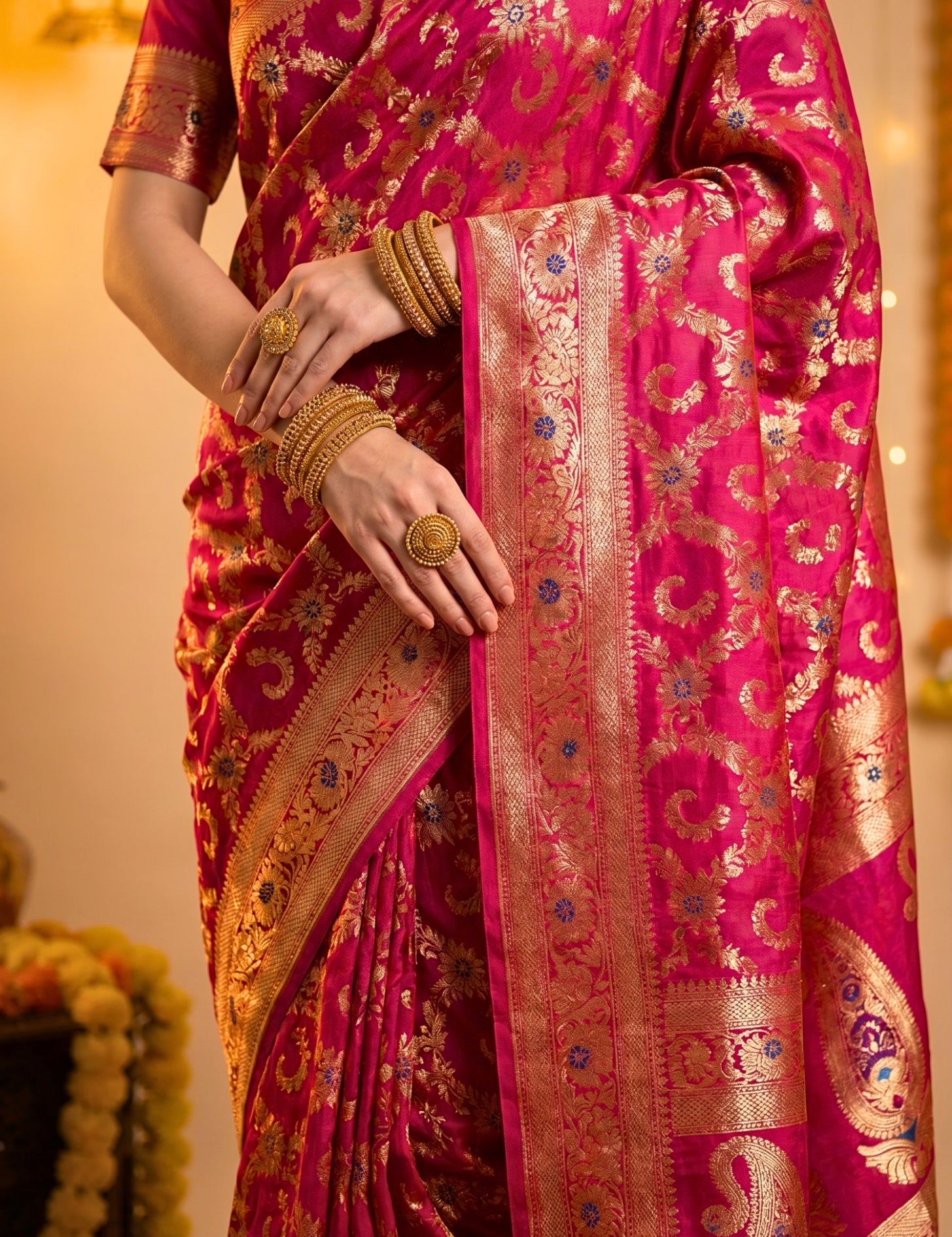 Banarasi Viscose Silk Saree