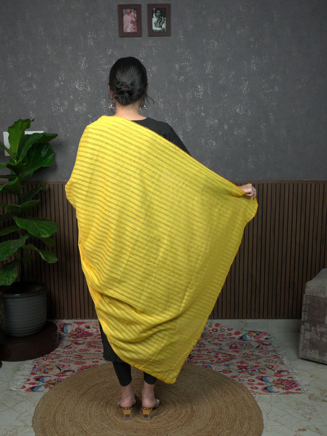 Stripe Cotton Dupatta