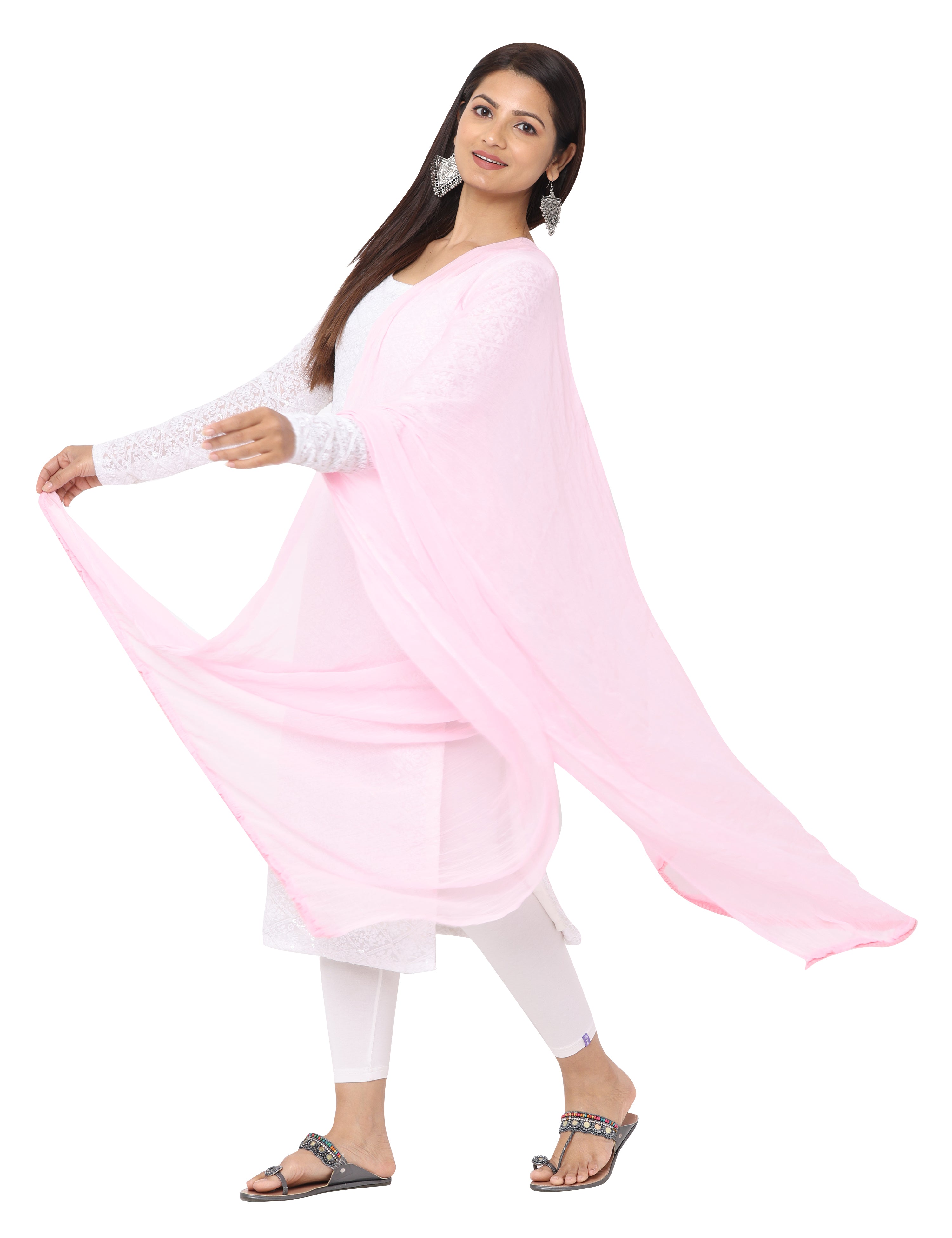 Chiffon Solid Dupatta