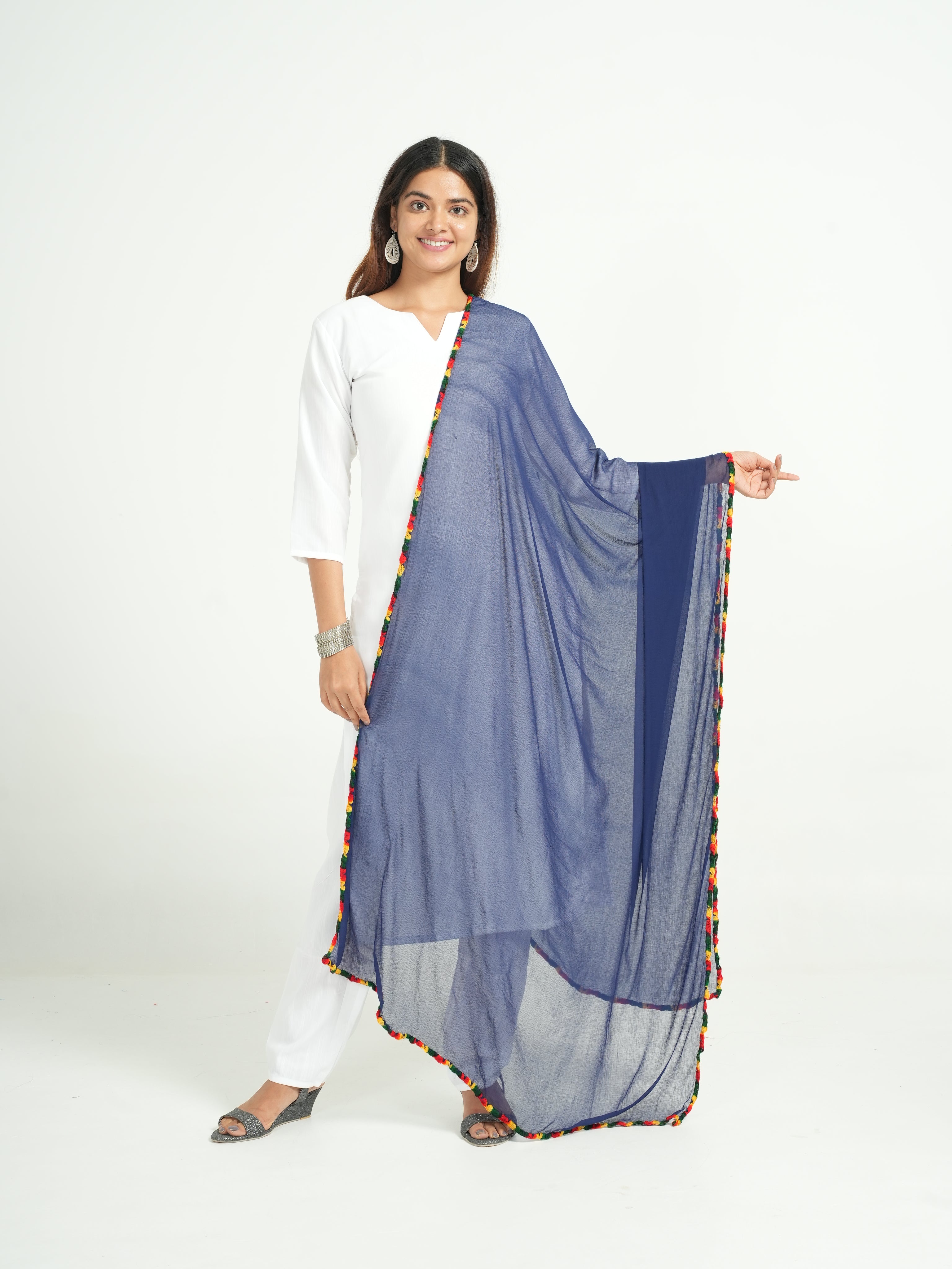 Chiffon Solid Dupatta