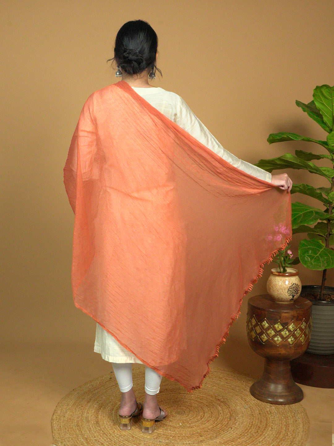 Solid Chiffon Dupatta