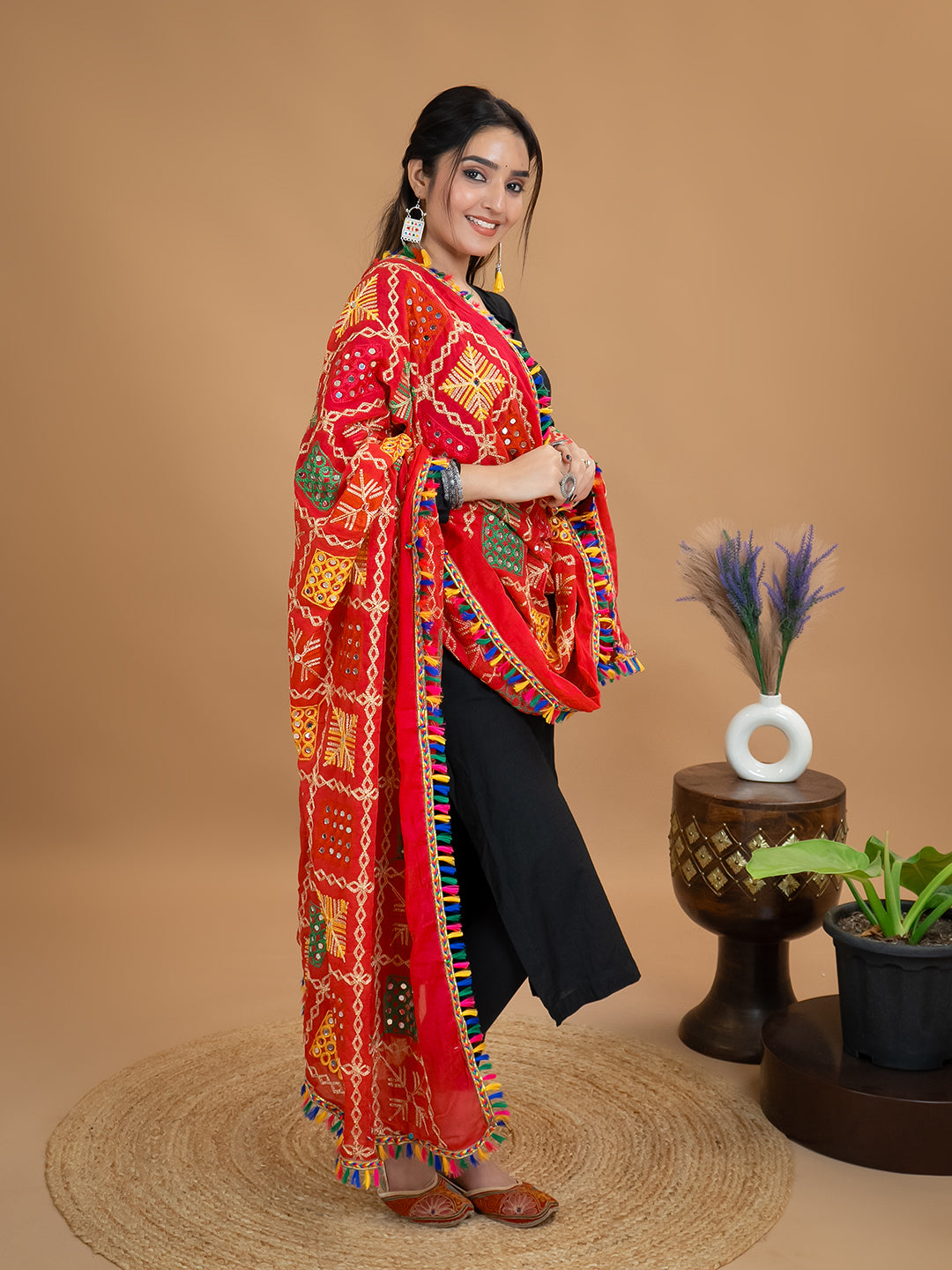 Phulkari Cotton Dupatta