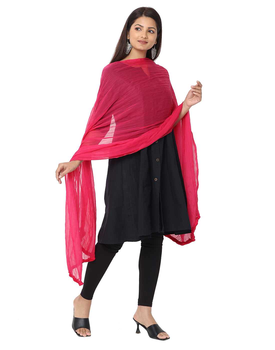 Solid Chiffon Dupatta