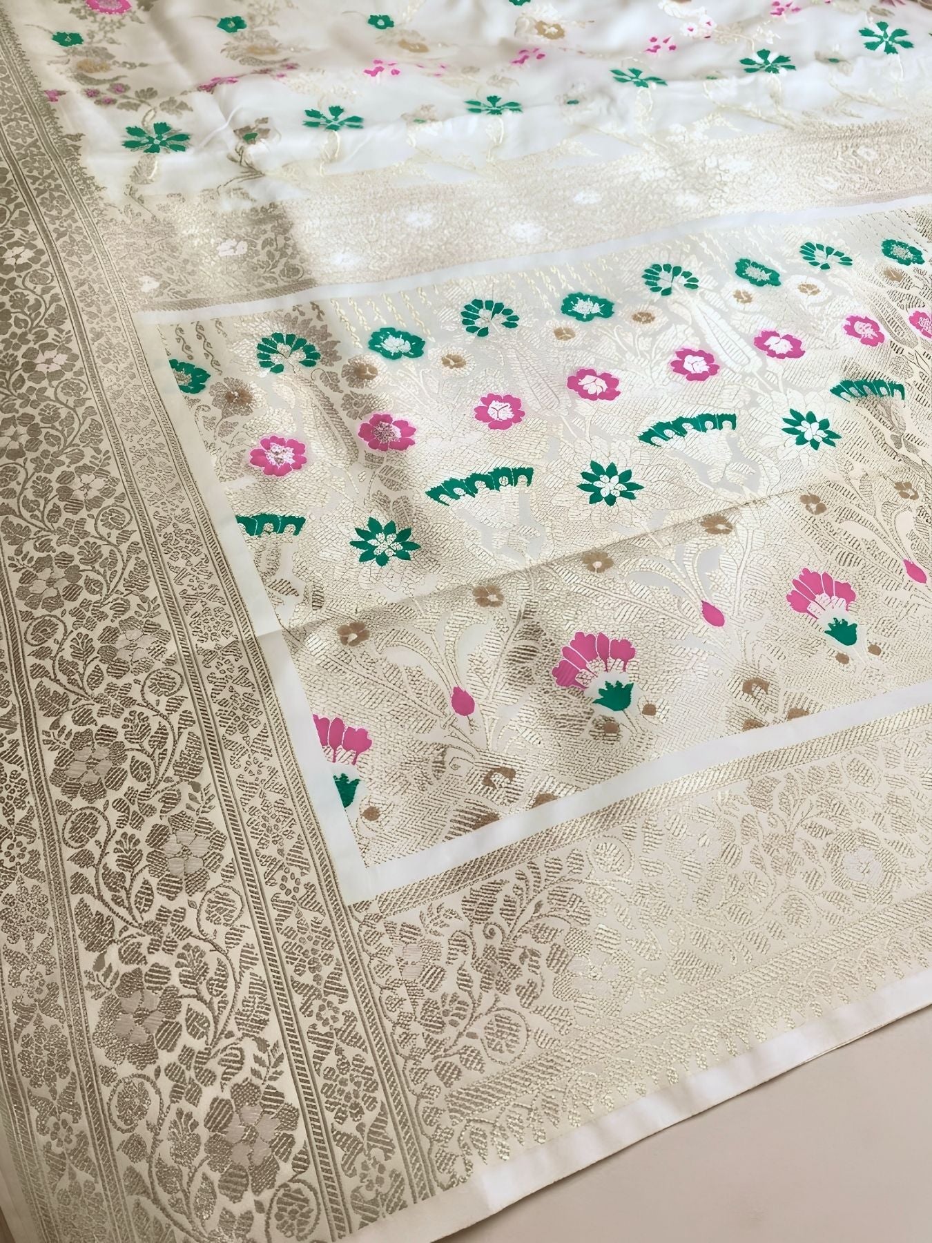 Banarasi Mashru Silk Saree