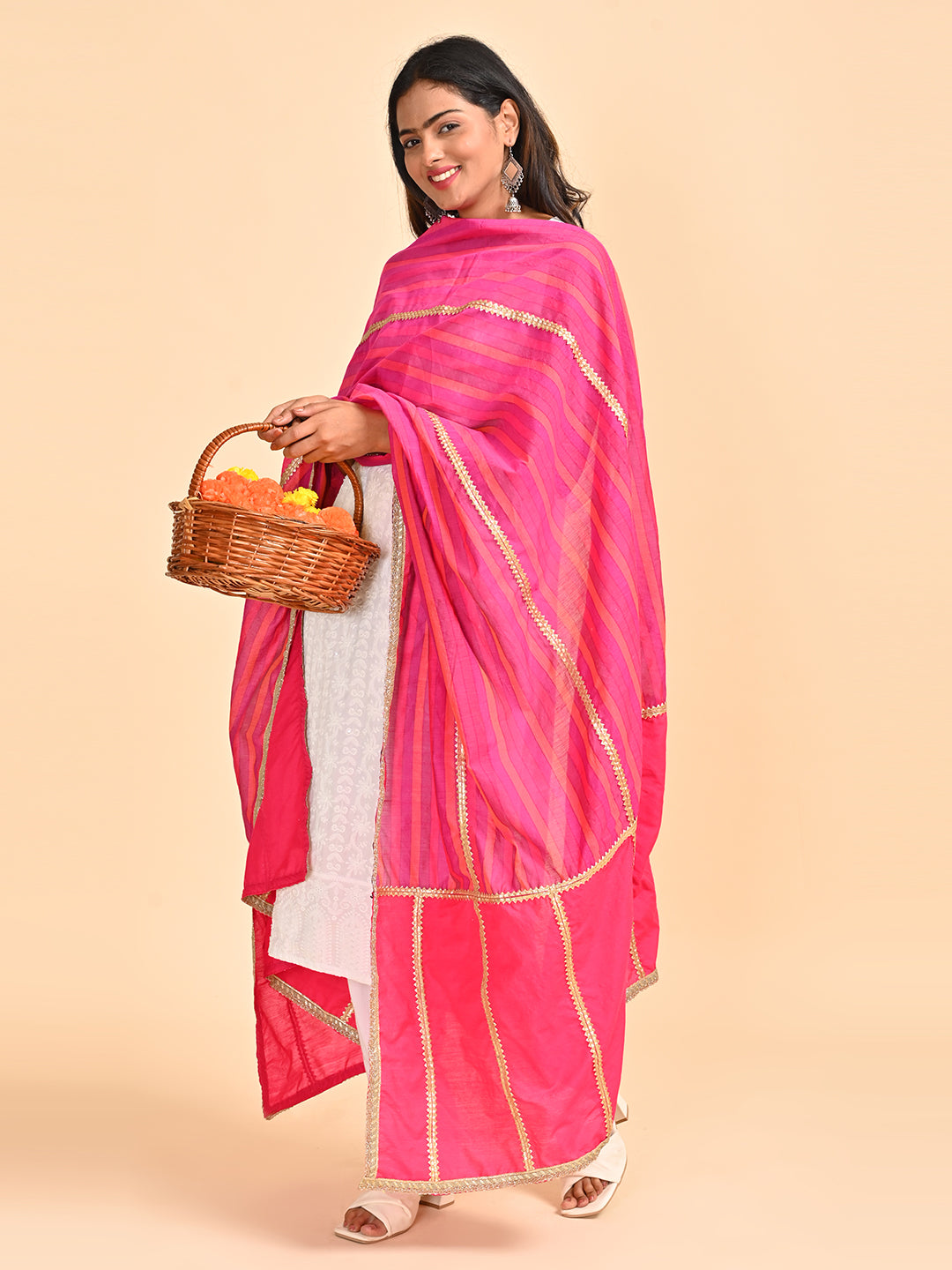 Gota Patti Art Silk Dupatta