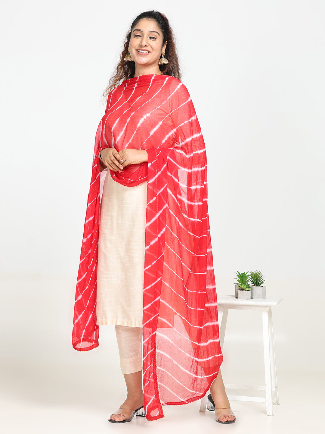 Chiffon Stripe Dupatta